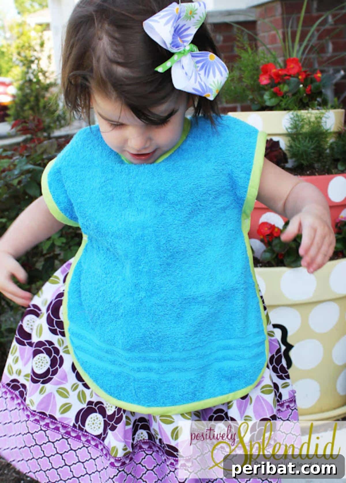Unlock Your Creativity: 38 Beginner Sewing Projects 30 An adorable DIY Toddler Bib and Smock, perfect for messy mealtimes.