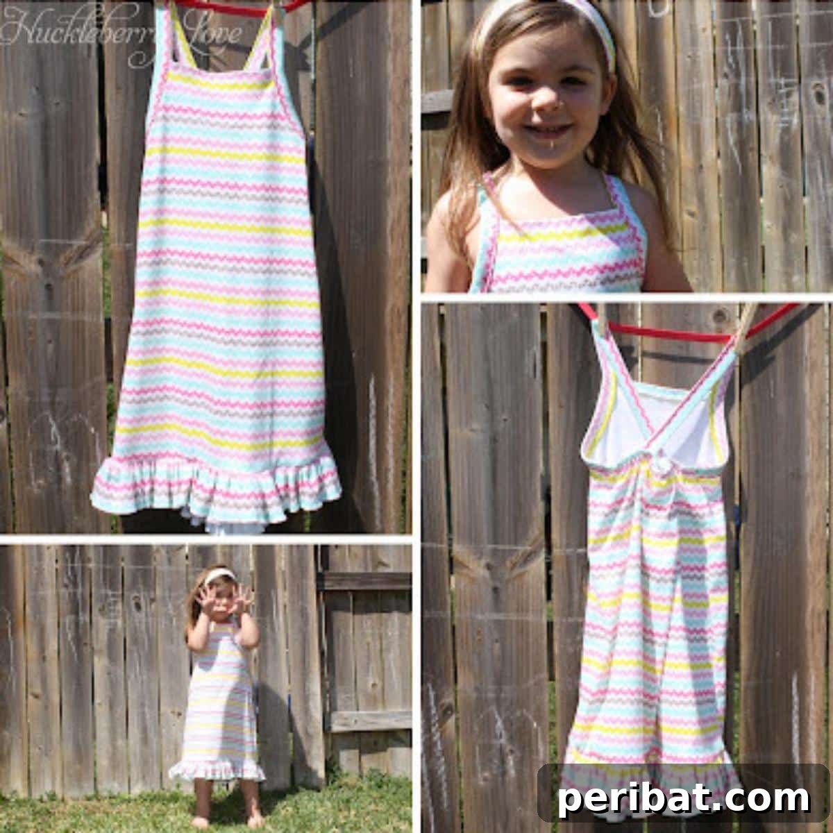 Unlock Your Creativity: 38 Beginner Sewing Projects 9 A collage featuring a Simple Toddler Nightgown, perfect for cozy sleep.