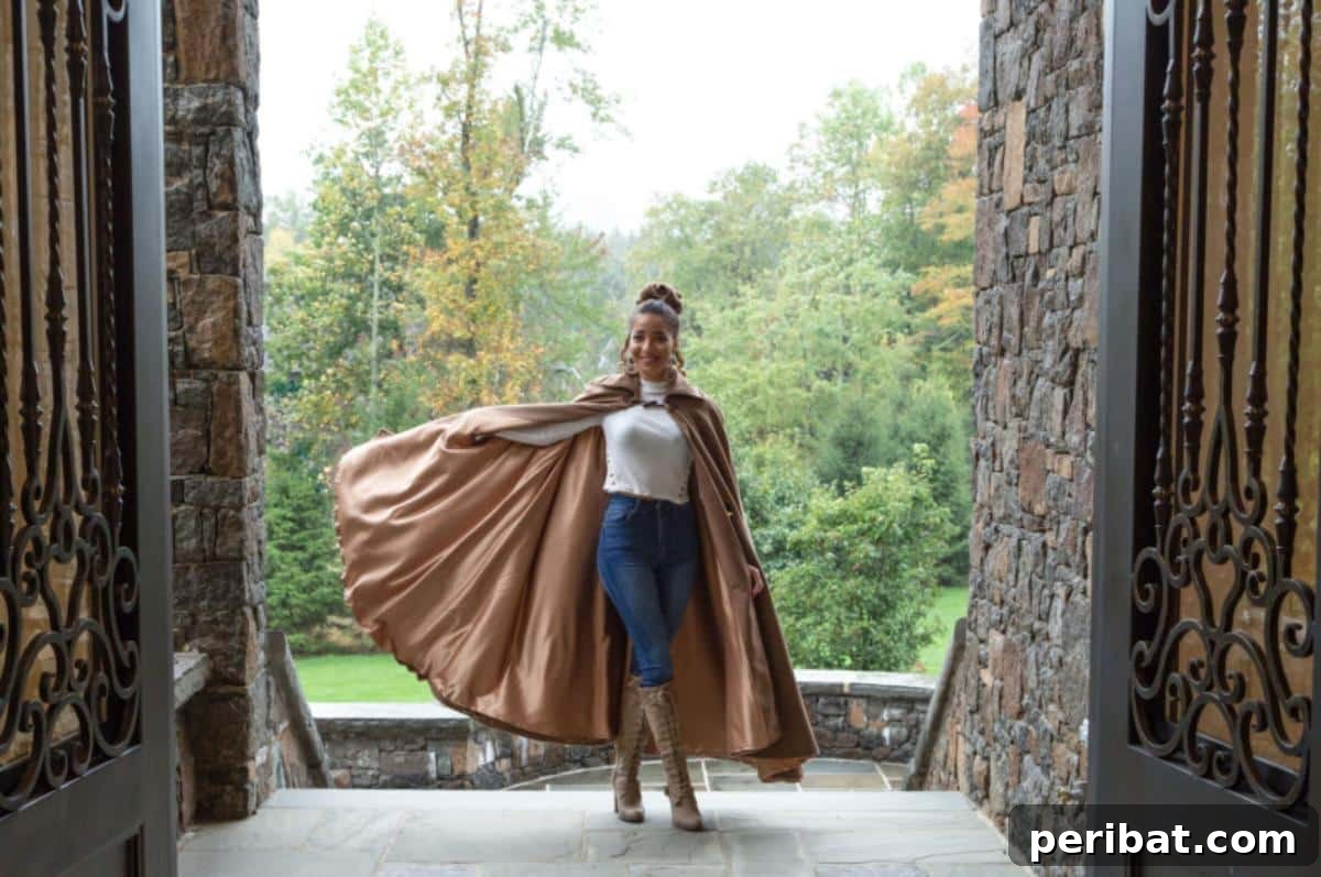 Groovy Garments: 38 70s Sewing Patterns for Timeless Style 28 The Winterberry Cape