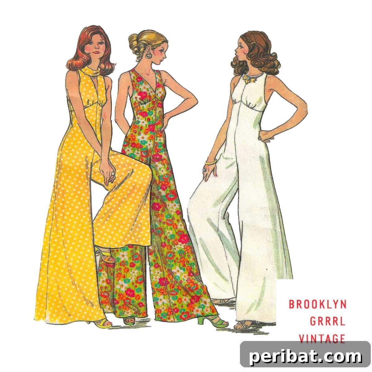 Groovy Garments: 38 70s Sewing Patterns for Timeless Style 39 70s Jumpsuit