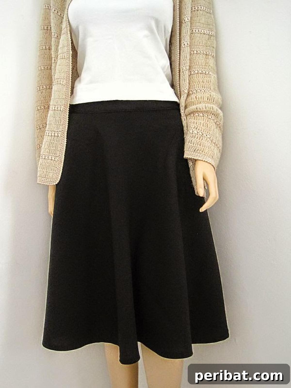 30 Free Plus Size Sewing Projects 16 DIY Skater Skirt