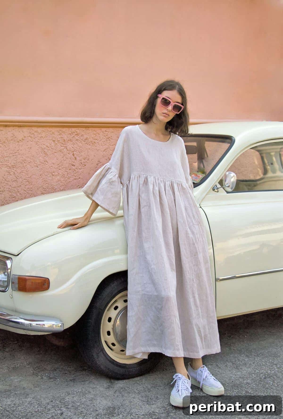 30 Free Plus Size Sewing Projects 30 Aria Maxi Smock Dress