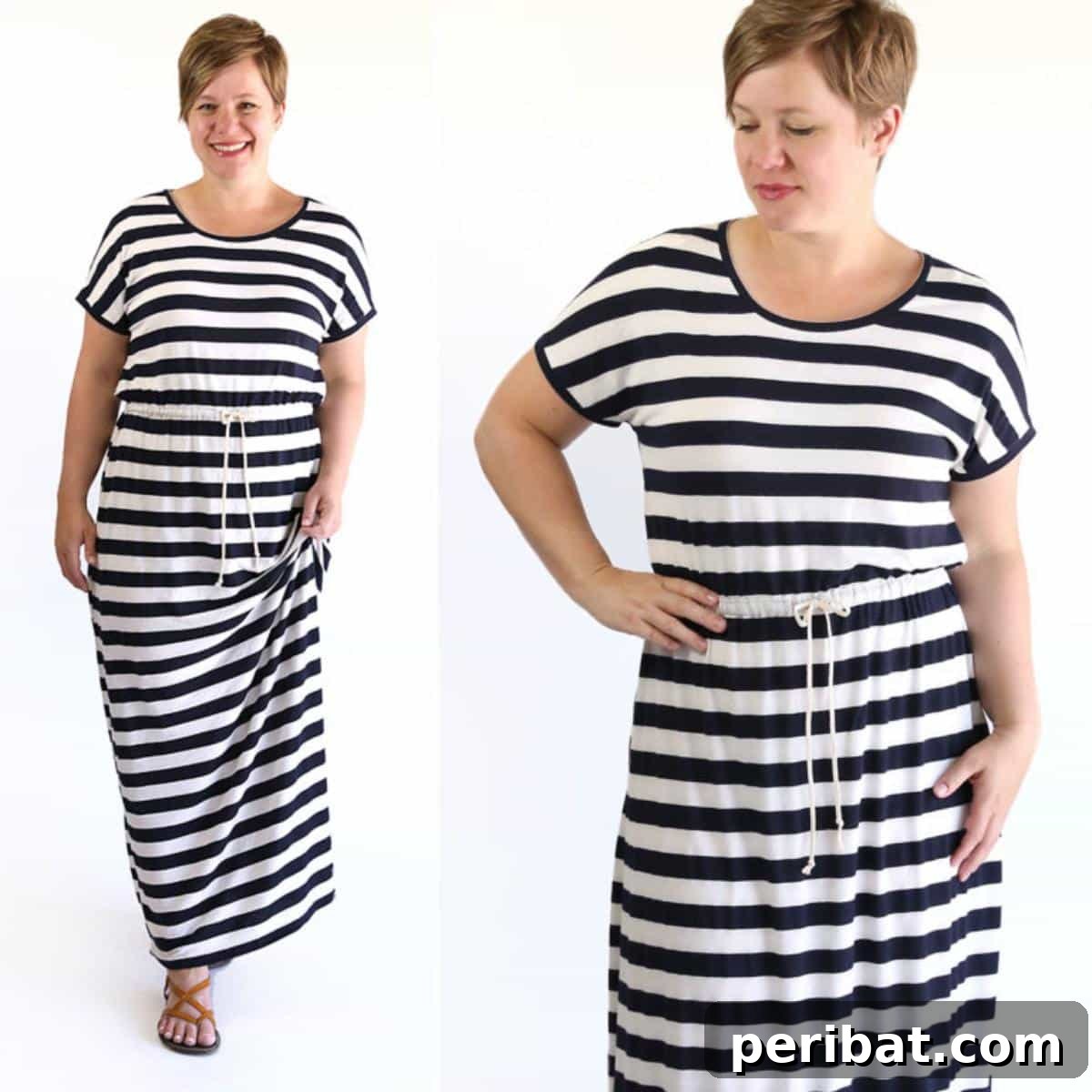 30 Free Plus Size Sewing Projects 9 Easy Maxi Dress Without A Pattern