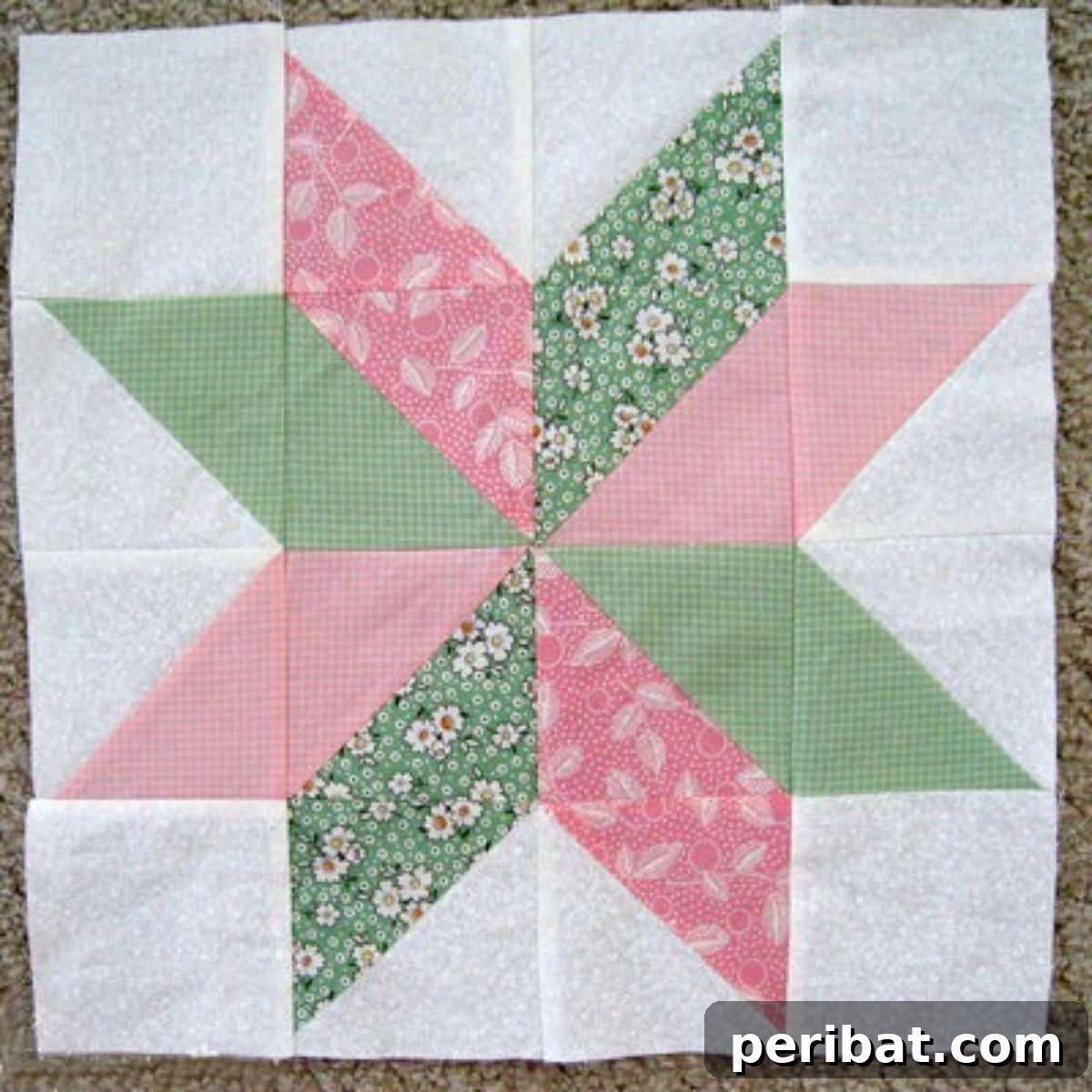Sewing Through the Thirties: 28 Classic Patterns 25 Star Flower Quilt Block