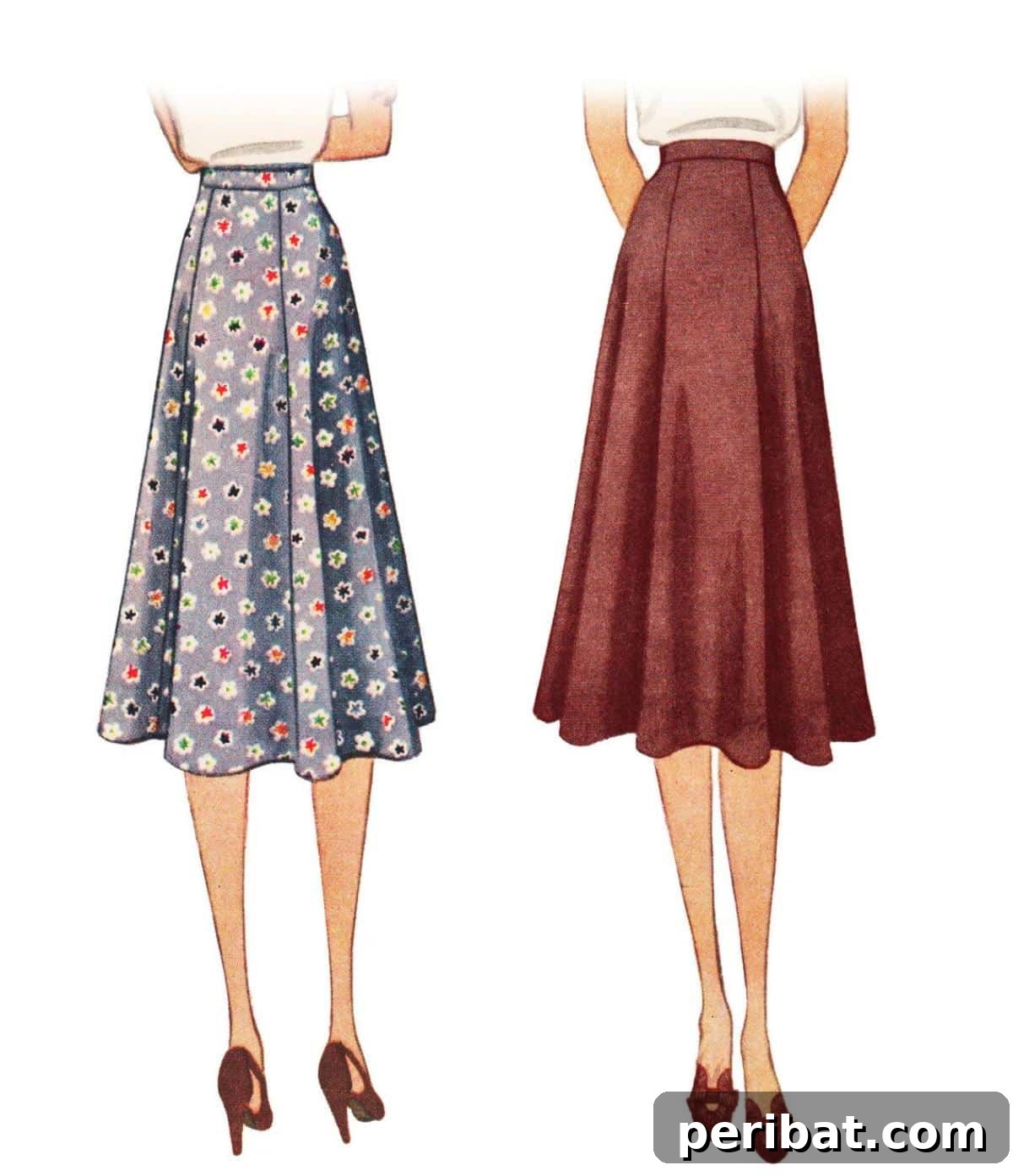 Sewing Through the Thirties: 28 Classic Patterns 30 1930s Easy To Sew Skirt