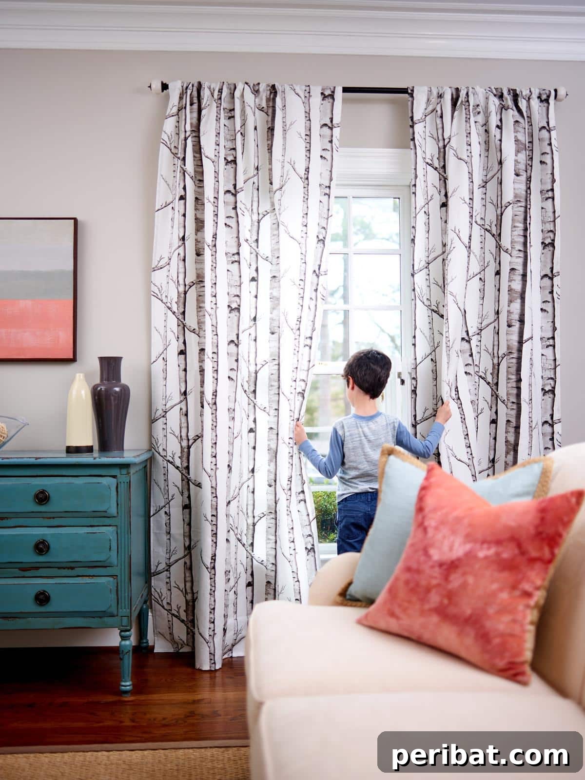DIY The Perfect Curtains, a guide for sewing beautiful and functional drapes.