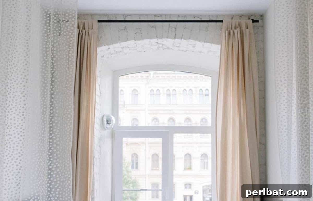 Simple DIY Rod Pocket Curtains, a classic and easy-to-sew window treatment.
