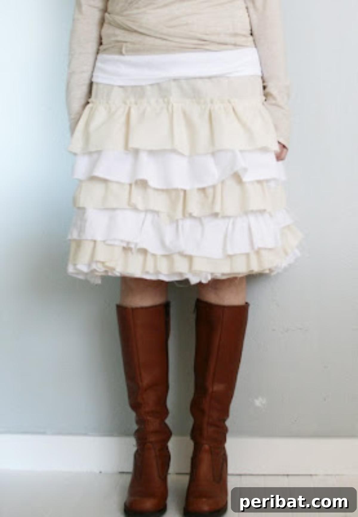 Discover 38 Free Vintage Sewing Patterns 13 Petticoat - a frilly, voluminous white petticoat