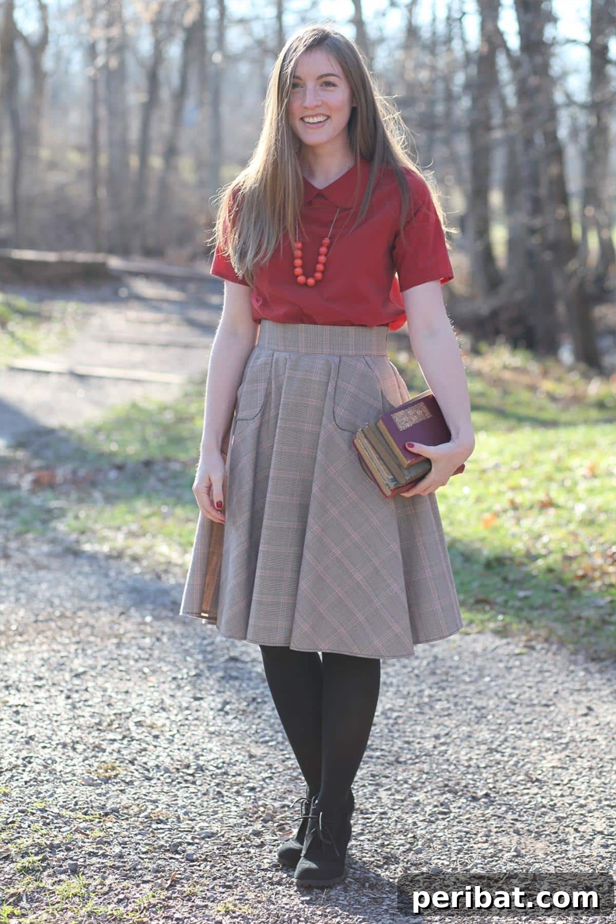 Discover 38 Free Vintage Sewing Patterns 23 Veronika Skirt - a full-circle skirt with pockets