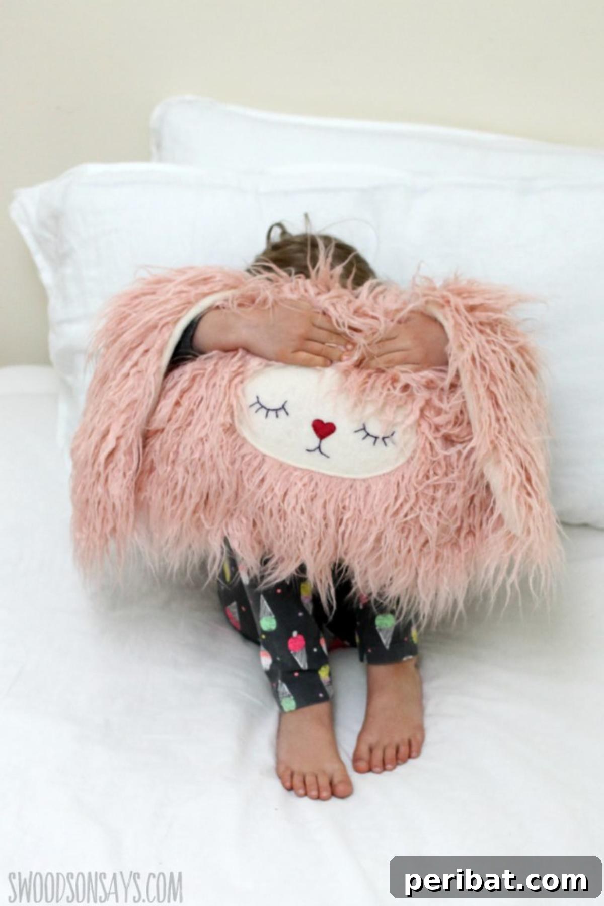DIY Bunny Pillow, a cozy and furry friend.