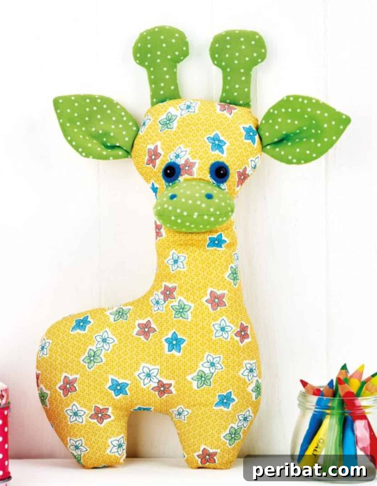 DIY Giraffe Toy, vibrant and playful.