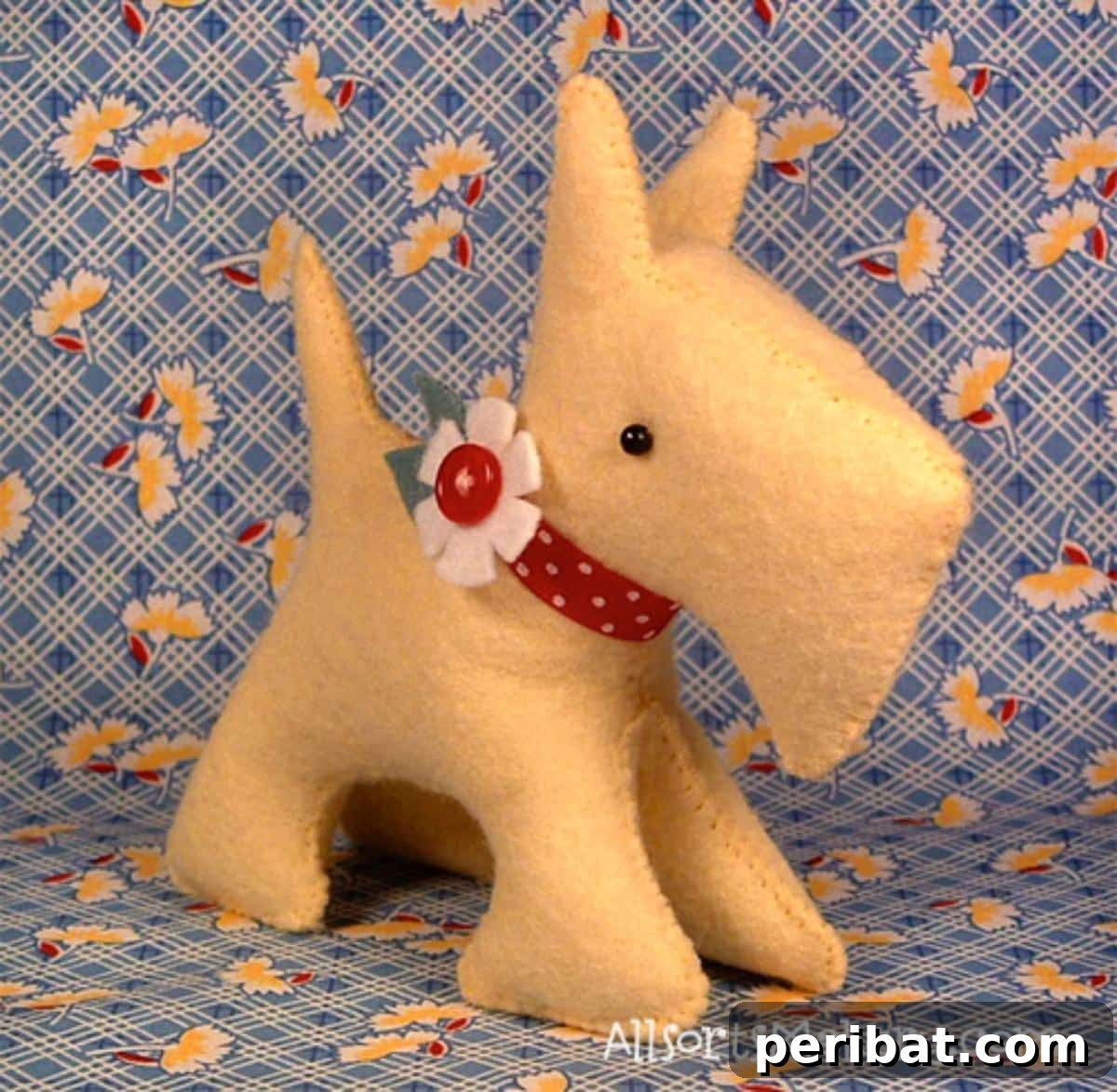 DIY Softie Scotty Dog plushie, a loyal companion.