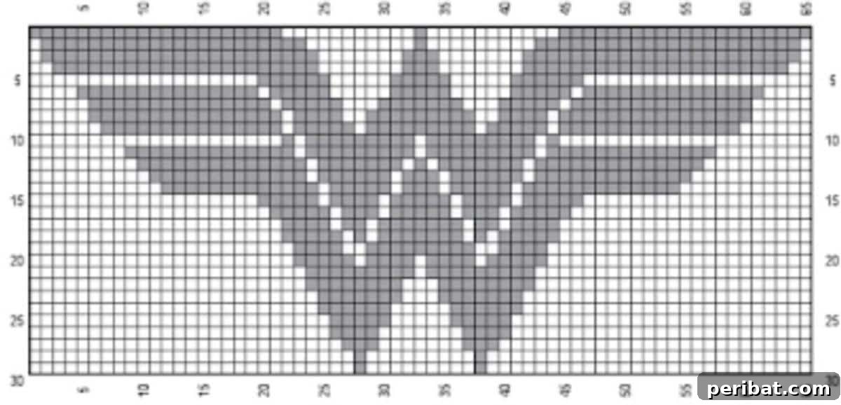 Wonder Woman Logo Colorwork Chart showing the iconic 'WW' symbol in red and gold