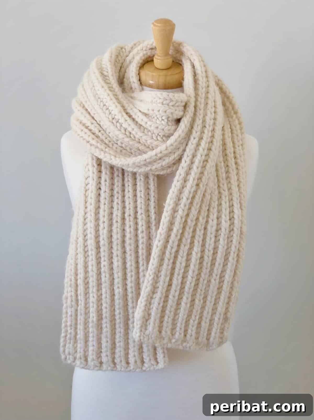 Quick Chunky Scarf, an easy-to-make and stylish accessory.