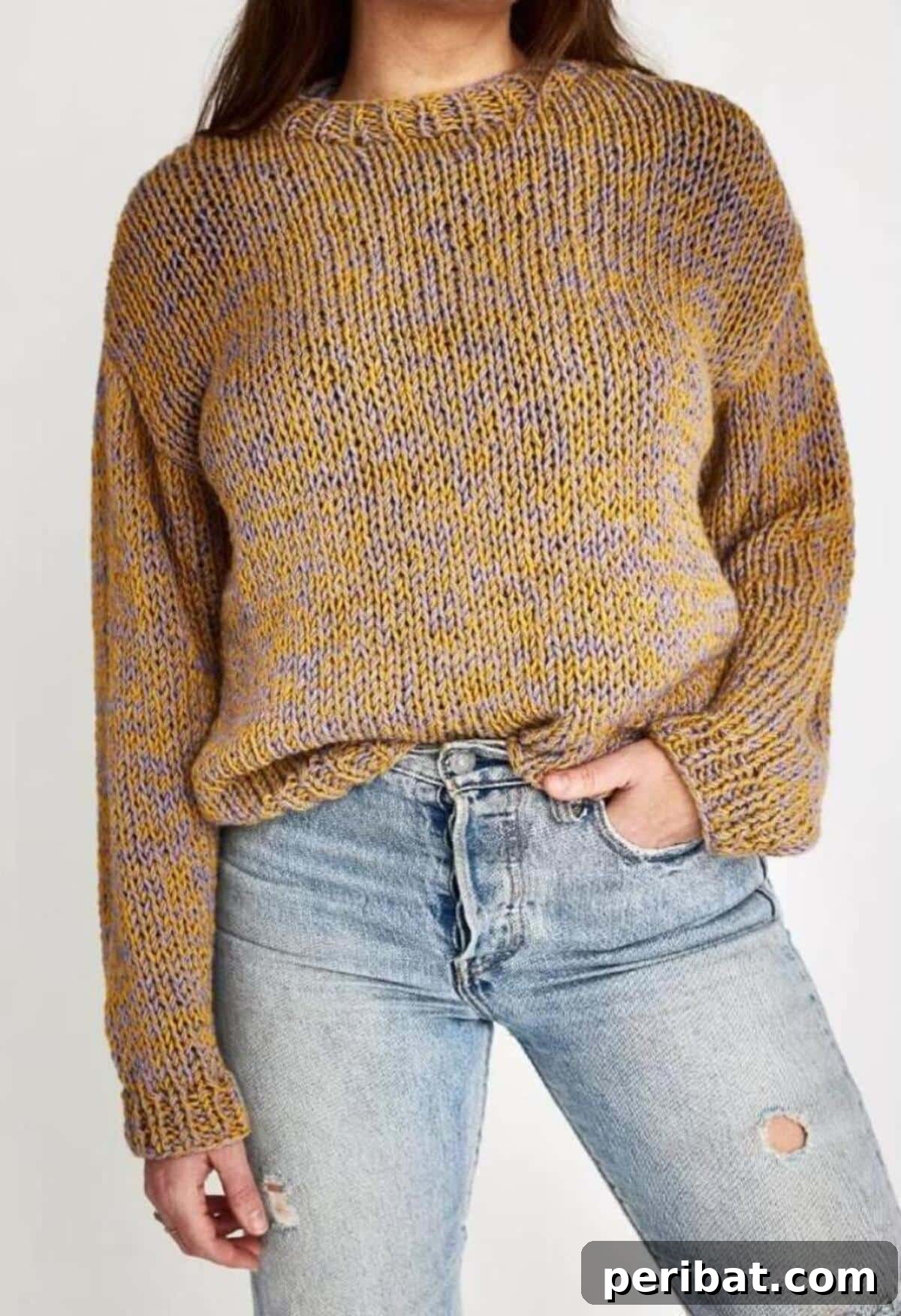 Kenwood Sweater, a versatile and modern knitting pattern.