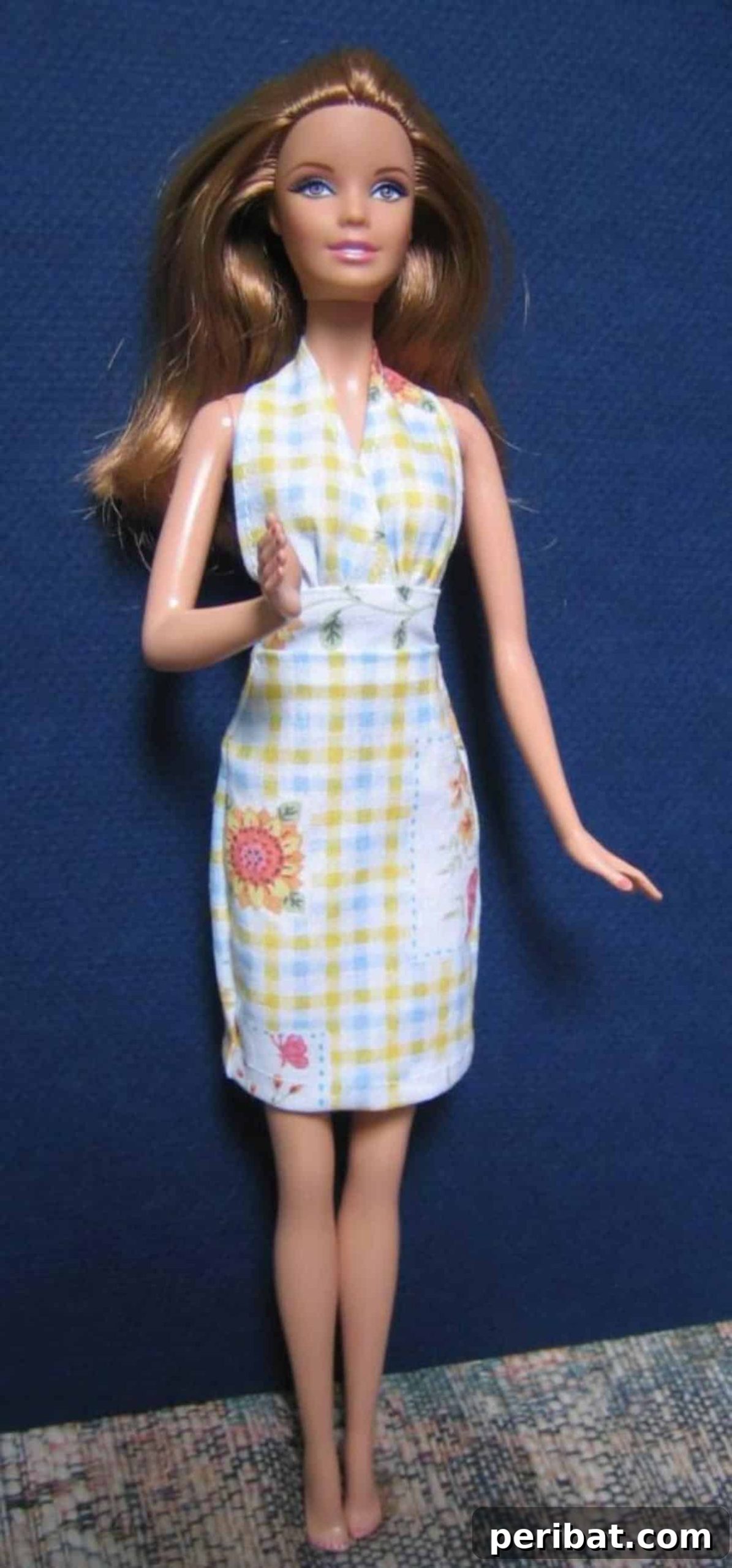 19 Barbie Doll Wardrobe Patterns 9 Halter Top Dress
