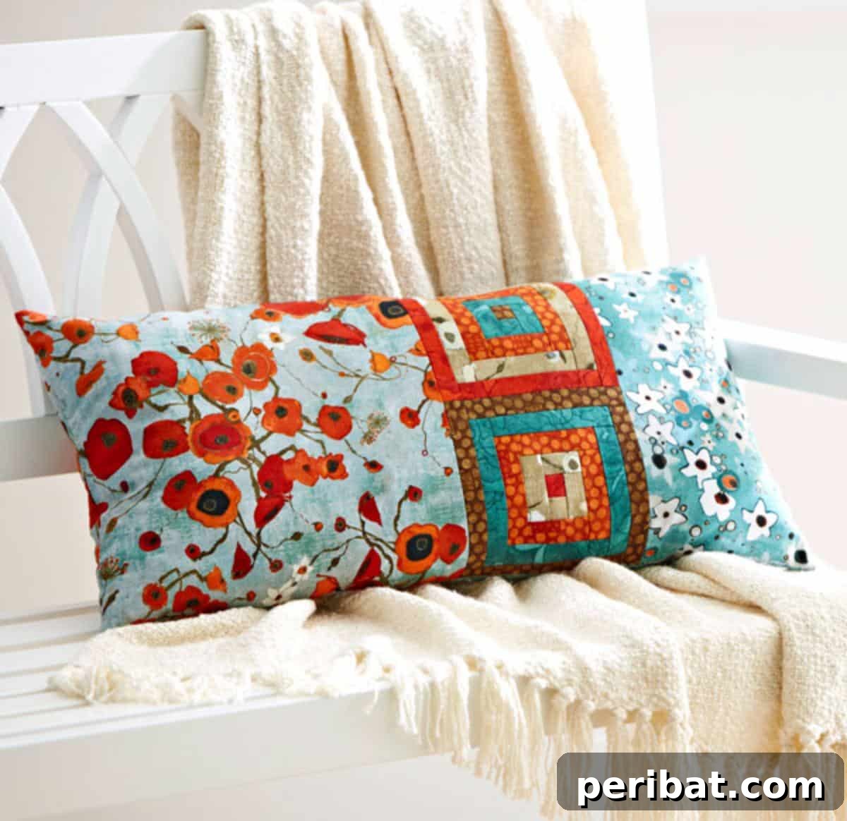 Stitch Your Way to Coziness: 38 Pillow Pattern Ideas 16 Cabin Touch Pillow