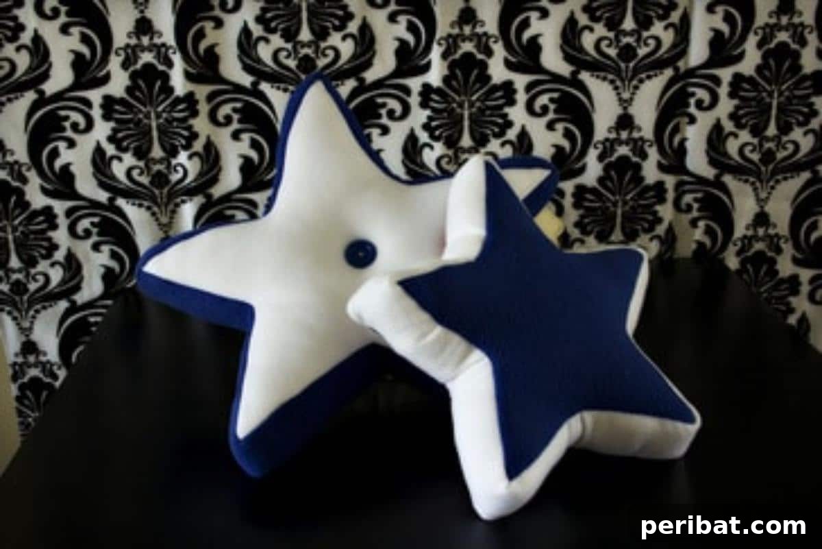 Stitch Your Way to Coziness: 38 Pillow Pattern Ideas 24 Seeing Stars Pillow