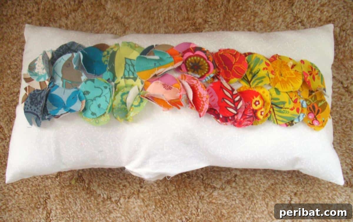 Stitch Your Way to Coziness: 38 Pillow Pattern Ideas 27 DIY Color Path Pillow