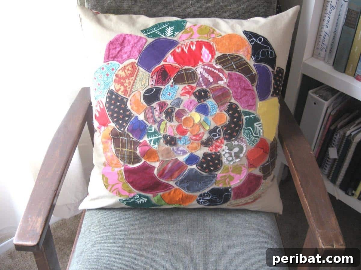 Stitch Your Way to Coziness: 38 Pillow Pattern Ideas 28 DIY Anthro Orimono Pillow