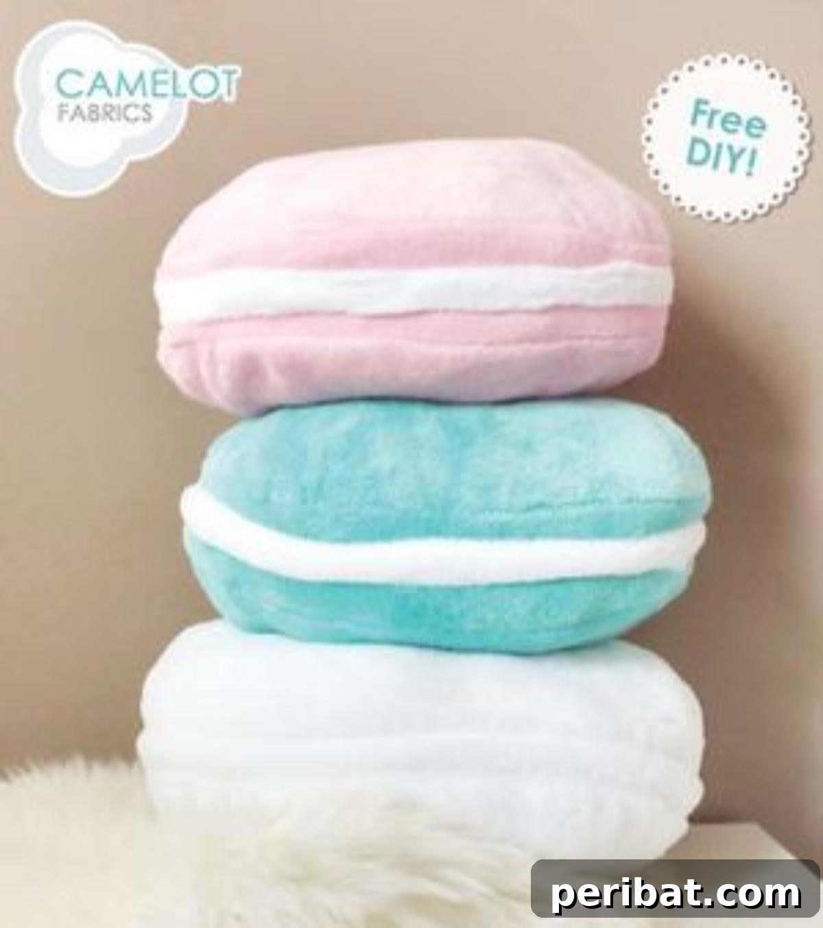 Stitch Your Way to Coziness: 38 Pillow Pattern Ideas 29 A pile of Macaron Pillows
