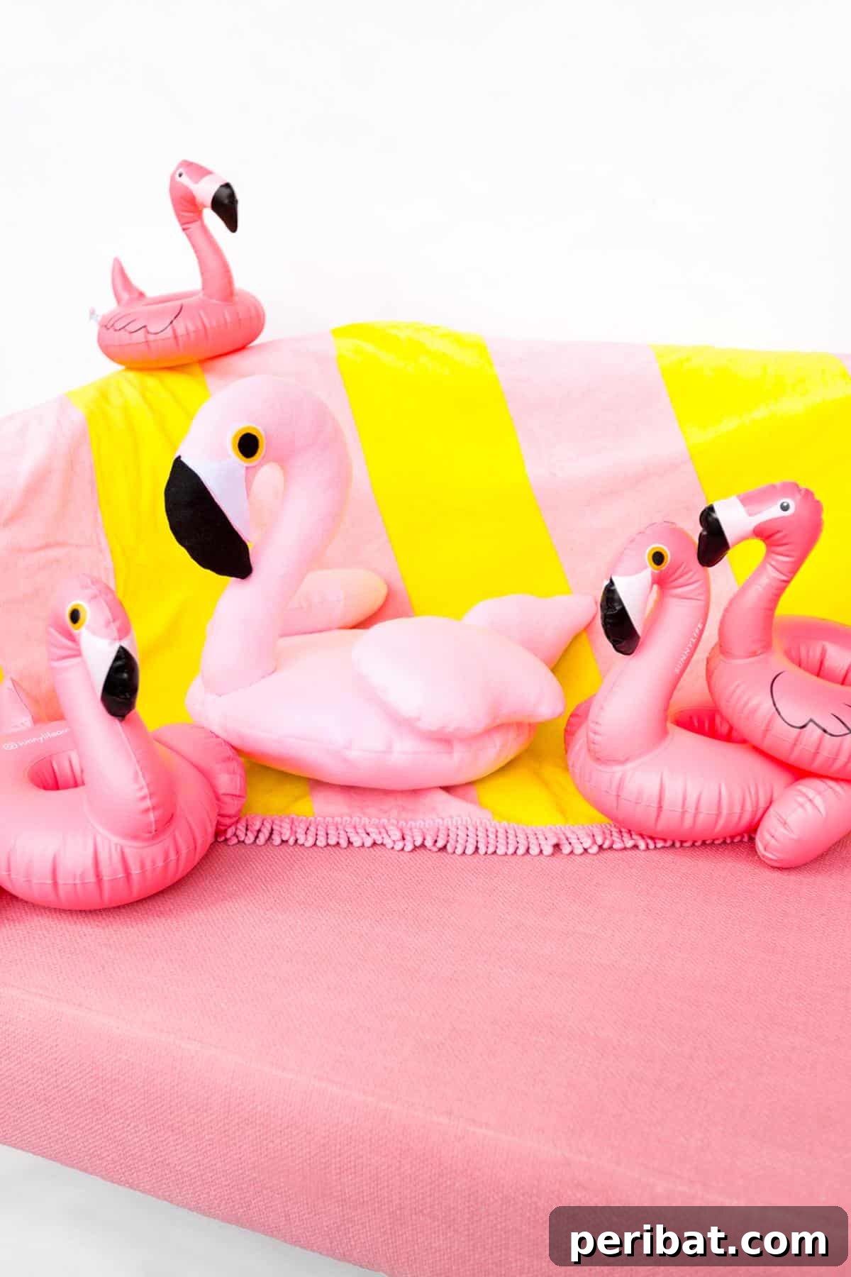 Stitch Your Way to Coziness: 38 Pillow Pattern Ideas 30 DIY Flamingo Pool Float Pillows