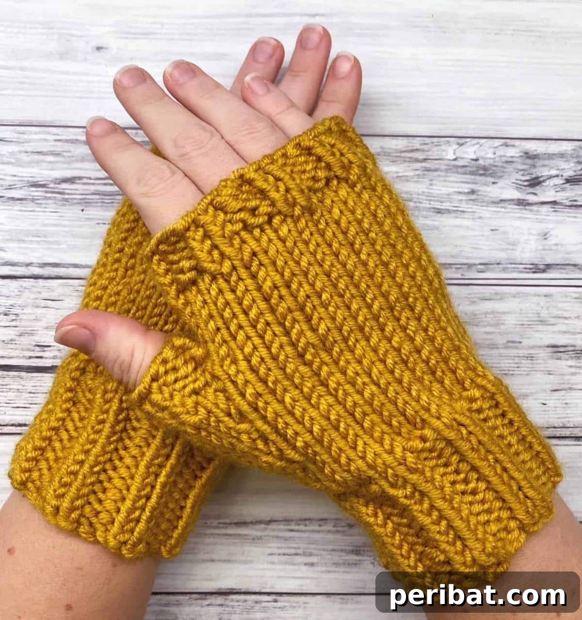 Easiest Fingerless Gloves
