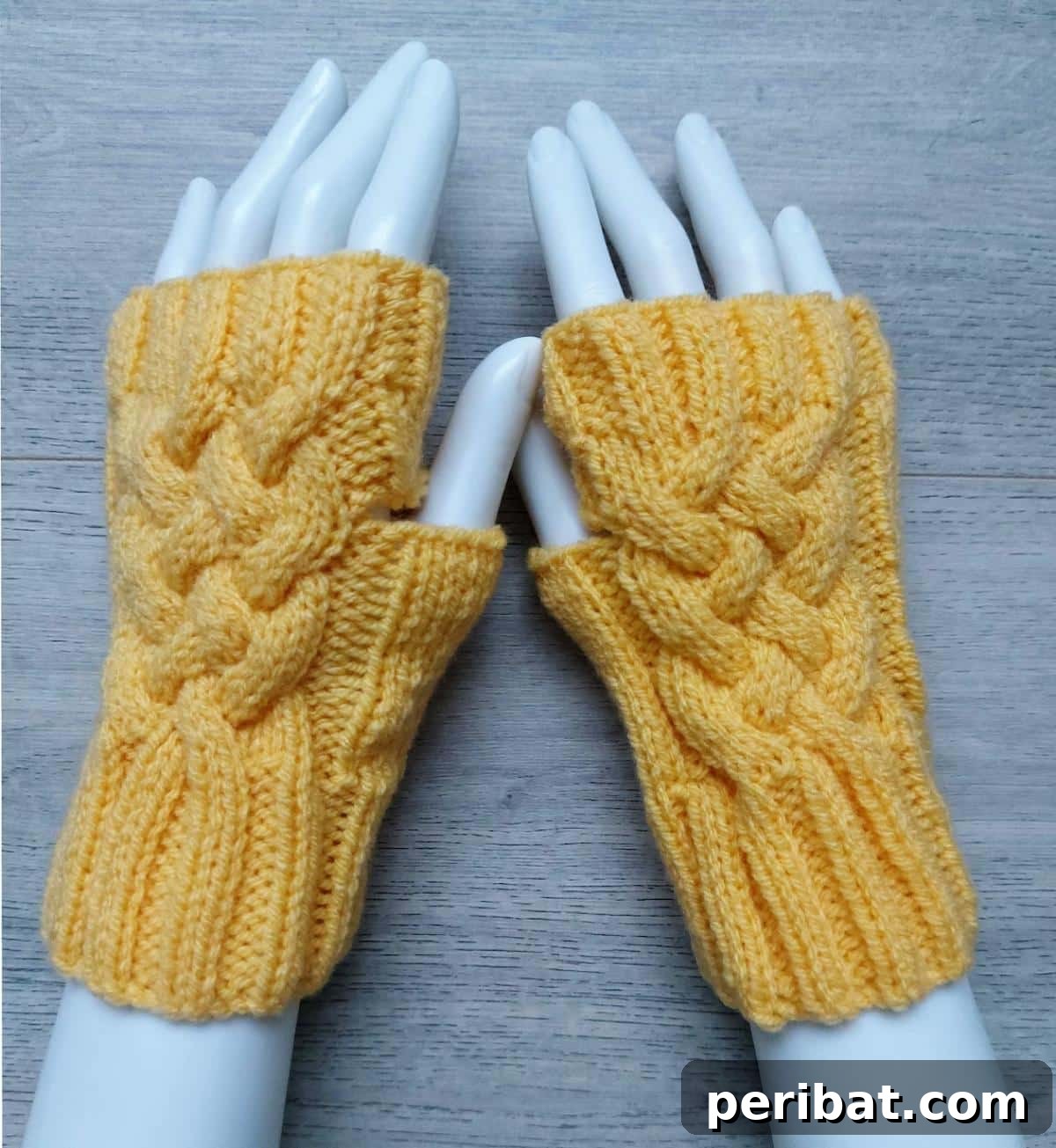 Ladies' Fingerless Gloves and Wrist Warmers