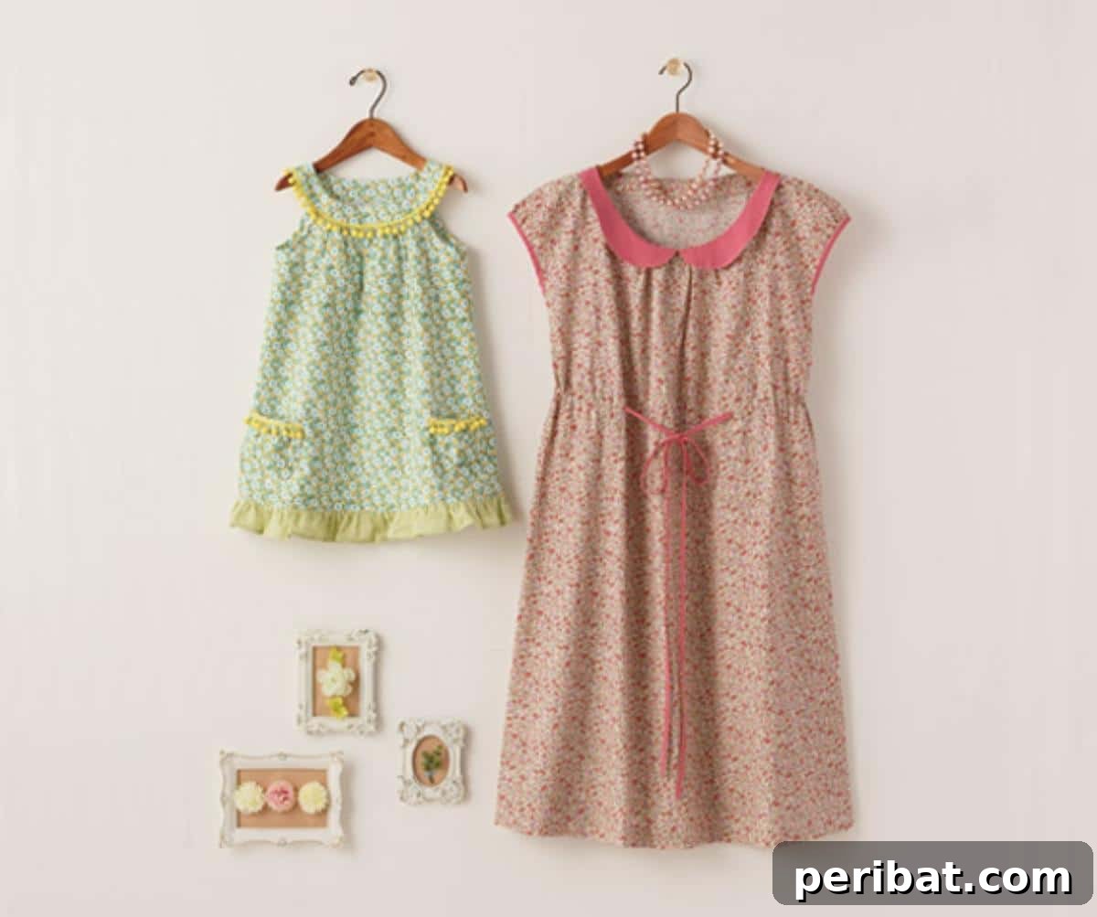 Adorable ruffled Japanese-style dress for girls, featuring a vibrant floral print.