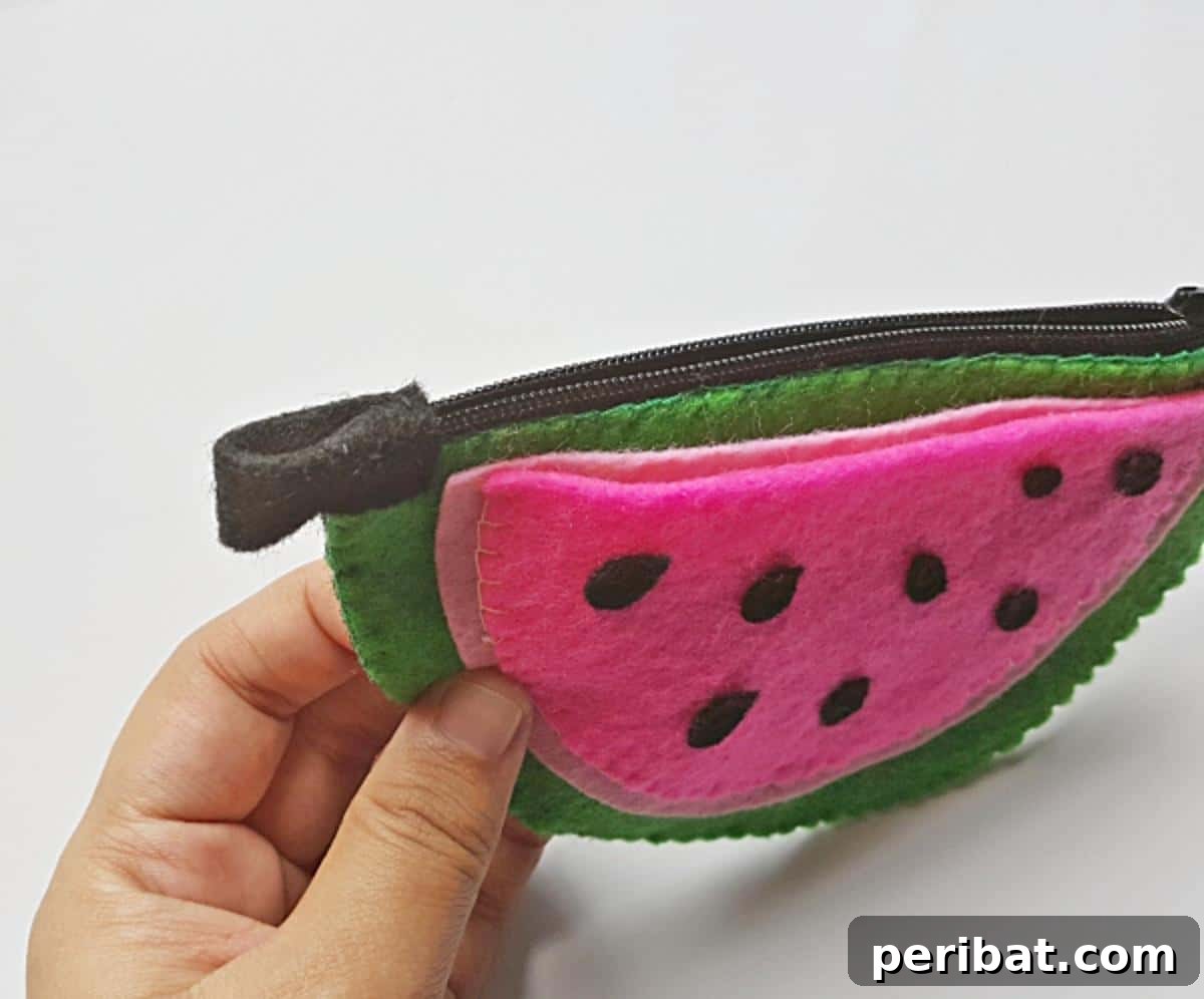 Watermelon Zipper Pouch