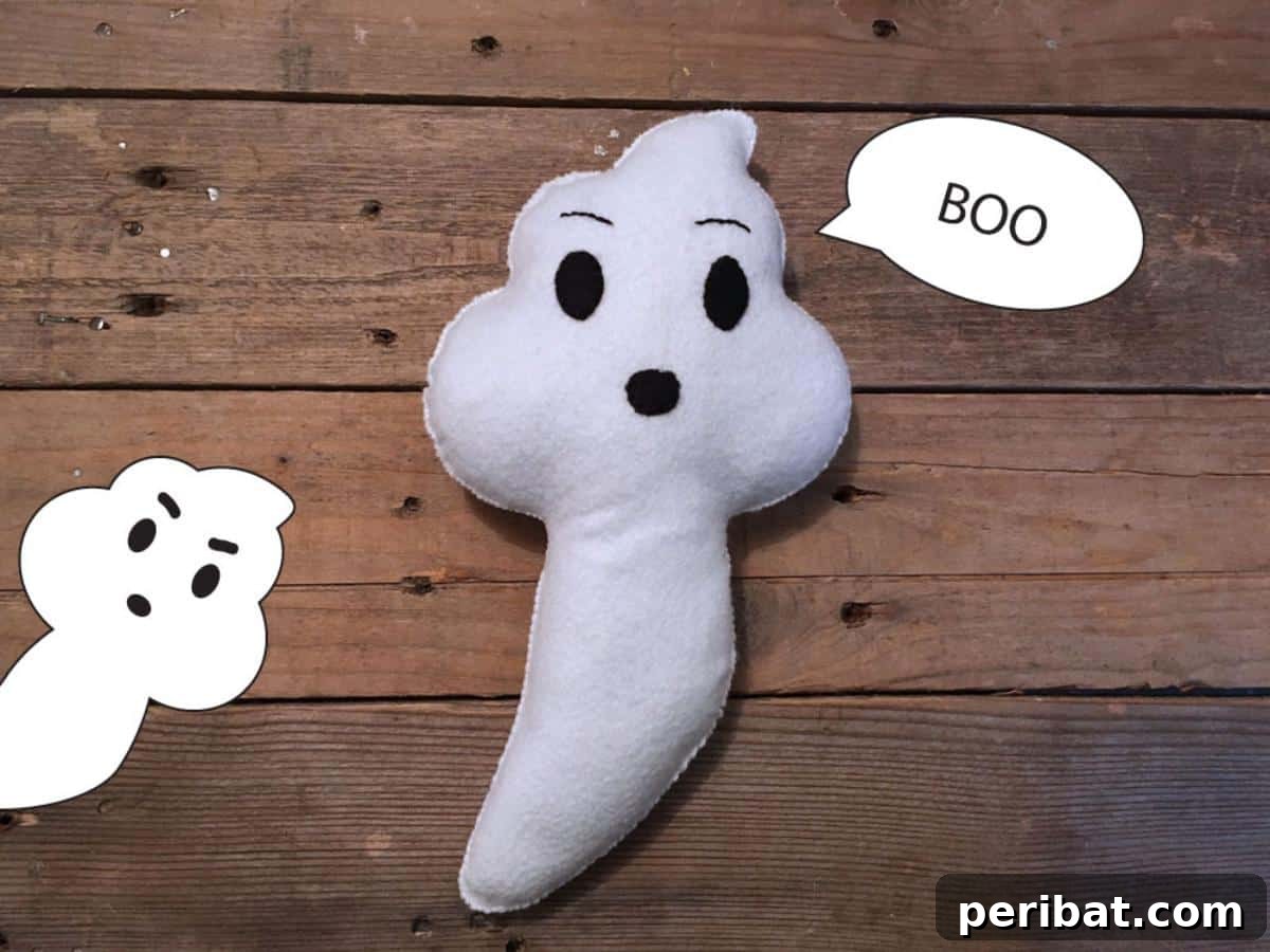 DIY Boo Ghost Softie