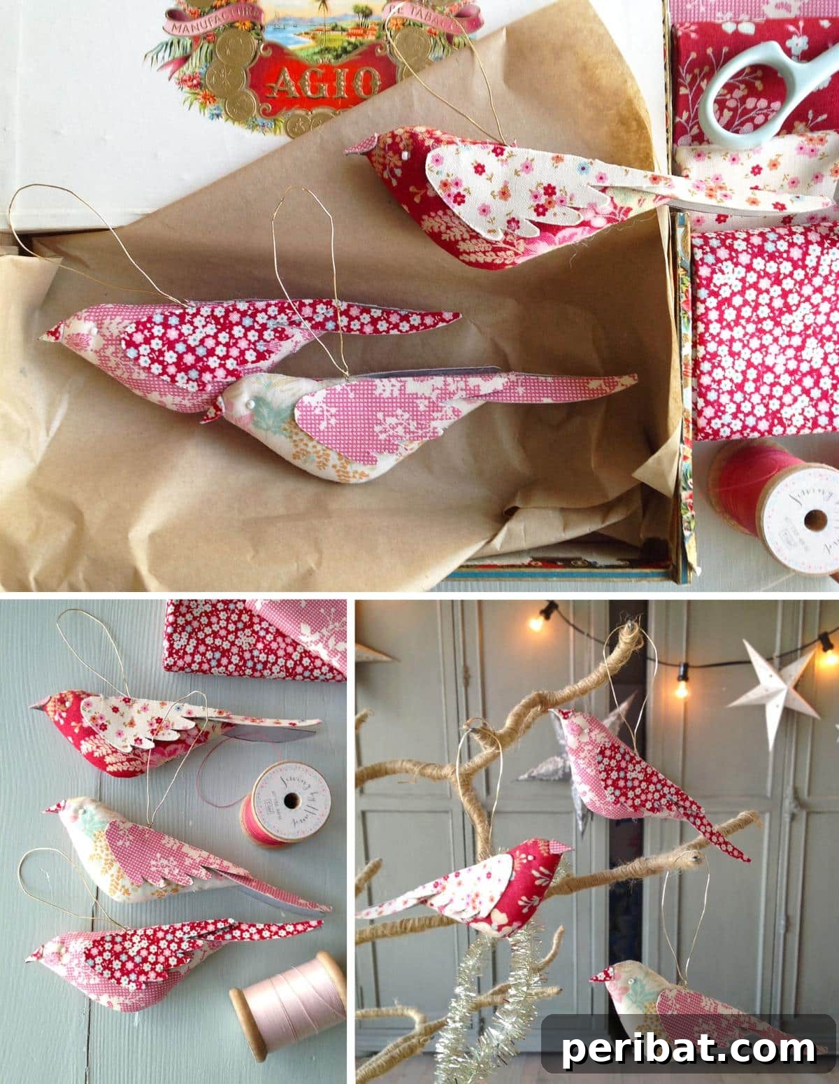 DIY Christmas Birds