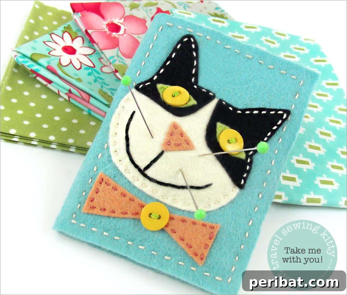 Felt Kitty Face Sewing Kit