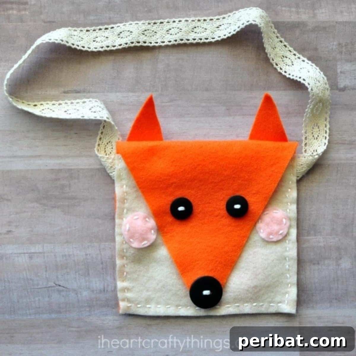 DIY Felt Fox Purse