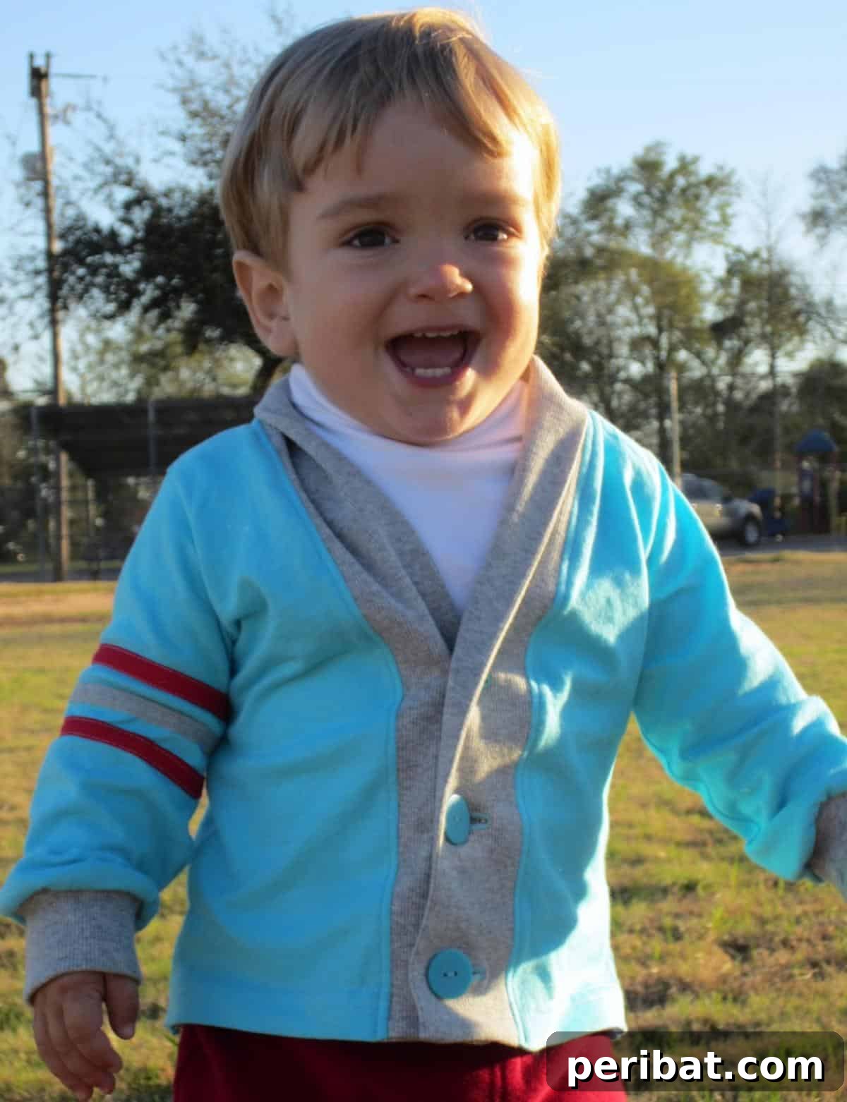Little Man Letterman Sweater