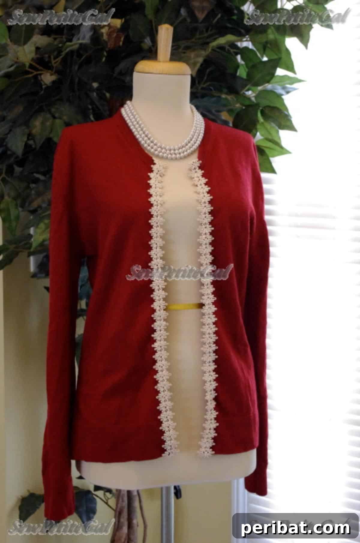DIY Sweater to Cardigan