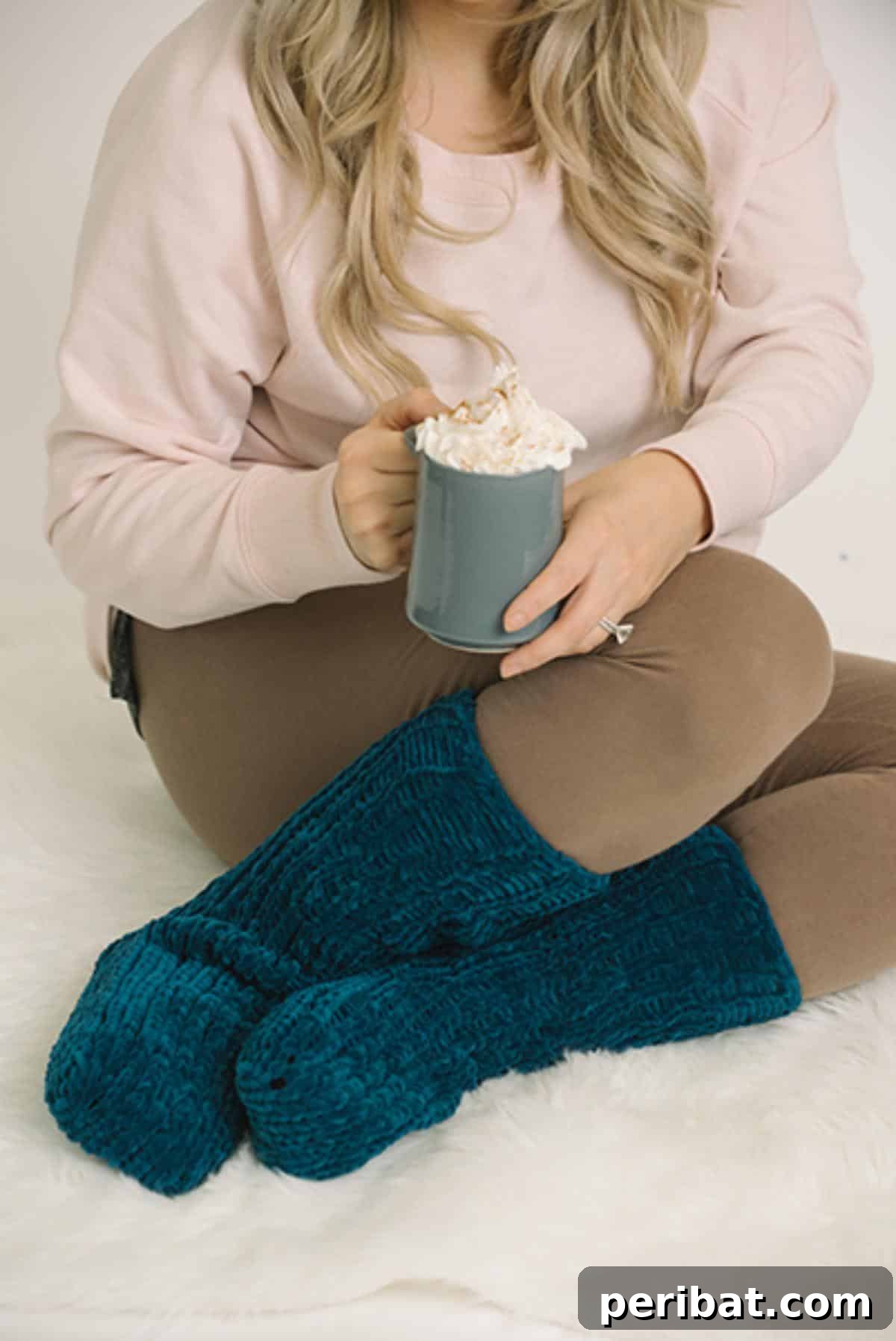 38 Cozy Sock Knitting Patterns 28 Luxuriously soft Sami Chenille Slipper Socks, perfect for indoor comfort.