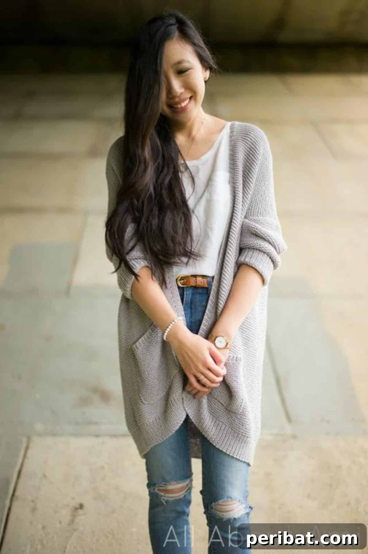 A modern and sleek Uptown Cardigan, showcasing clean lines and a versatile design ideal for urban wear.
