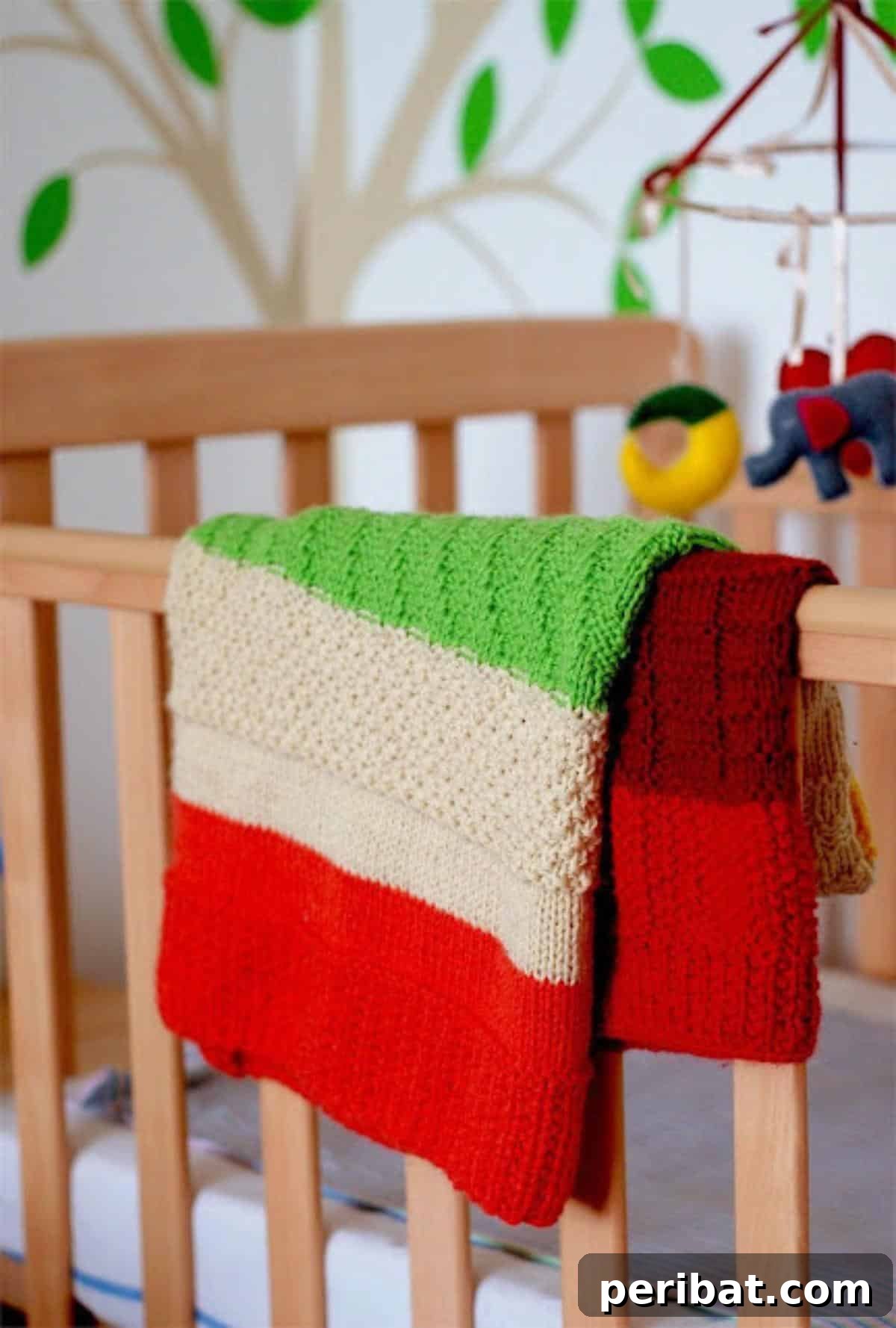 38 Adorable Baby Blanket Knitting Patterns 22 Easy Baby Blanket - a simple, classic knitted blanket in a cheerful yellow.