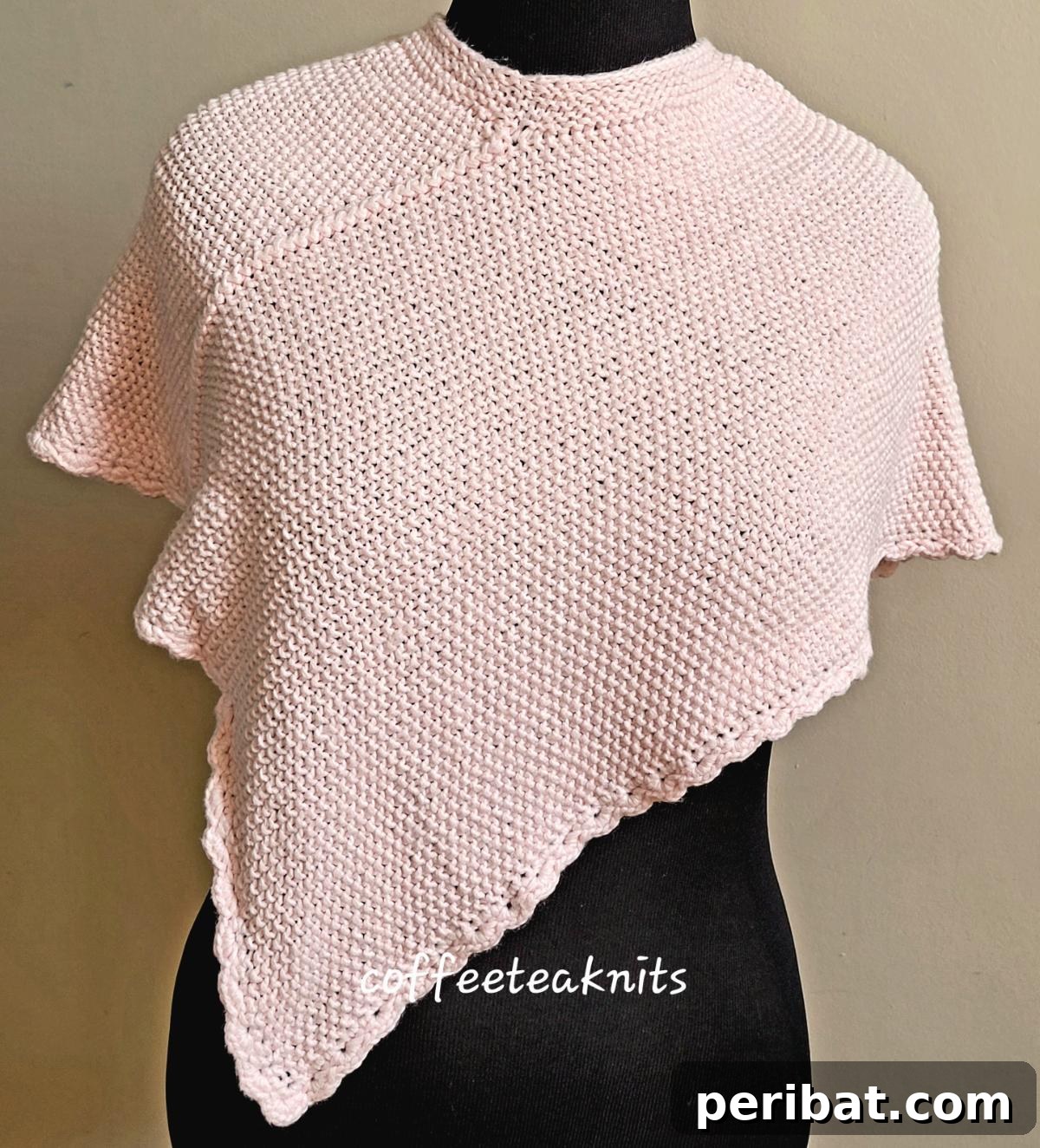 29 Stylish Poncho Knitting Patterns 23 The Comfy Poncho