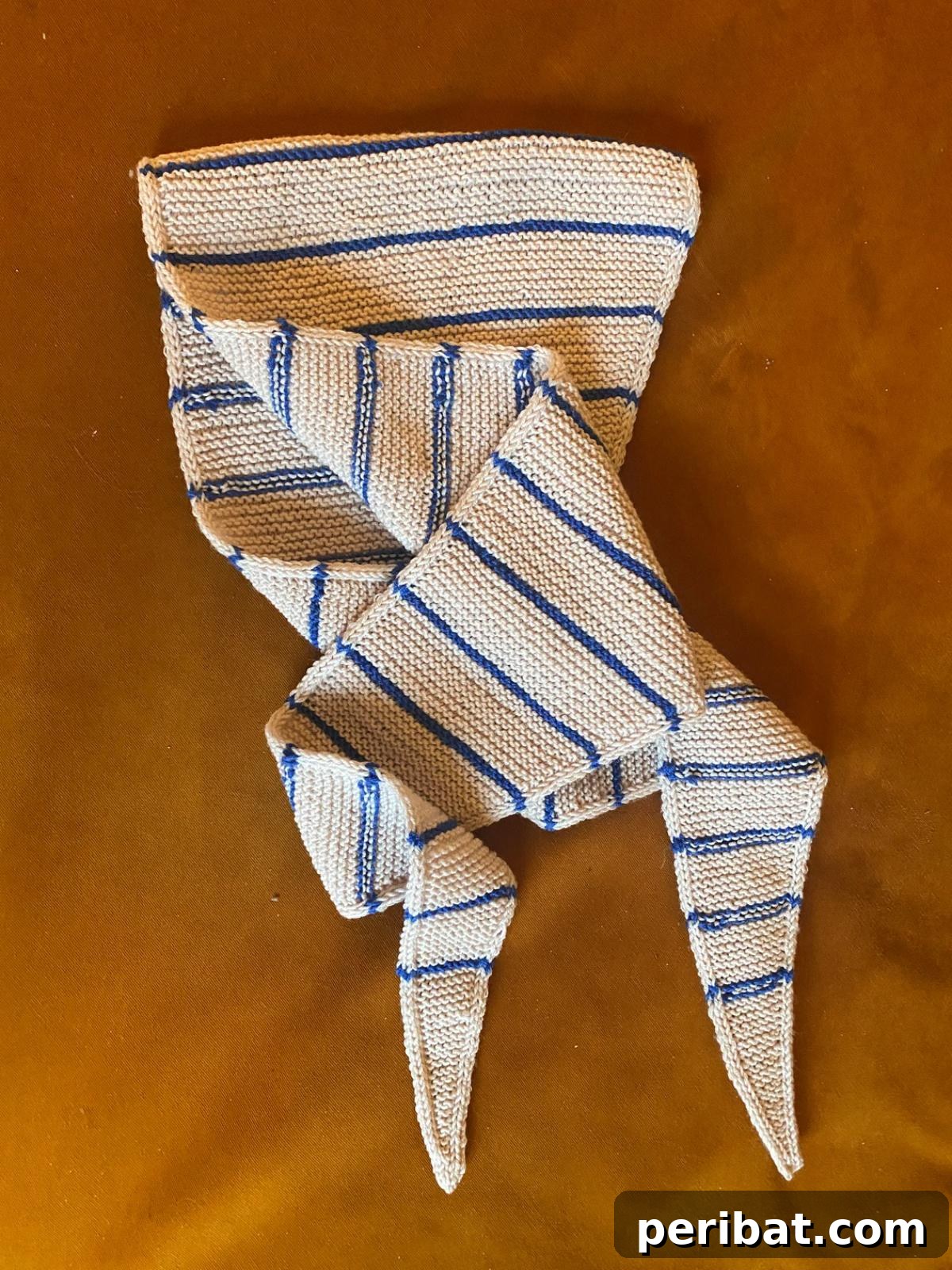 25 Inspiring Cable Knit Scarf Designs 27 Sailor Scarf - Danish Version