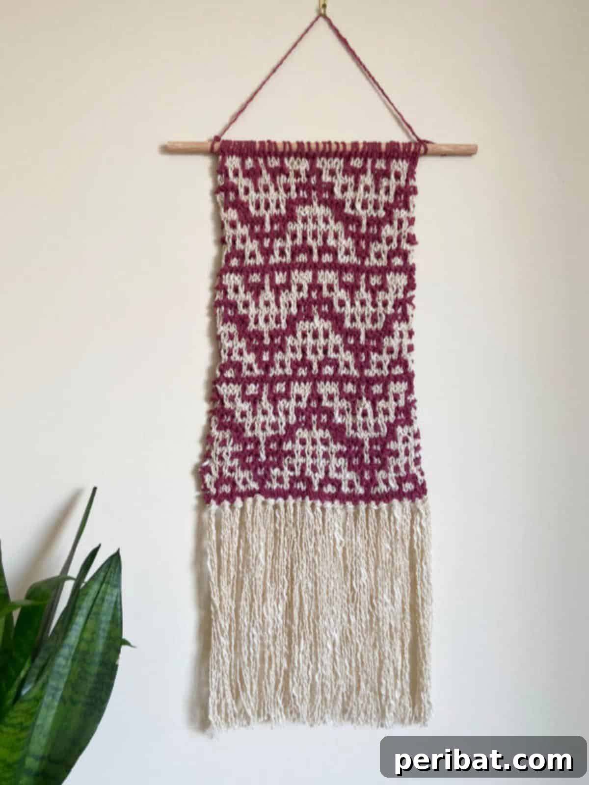 Unlocking Color: 30 Mosaic Knitting Inspirations 13 Moxee Wall Decoration