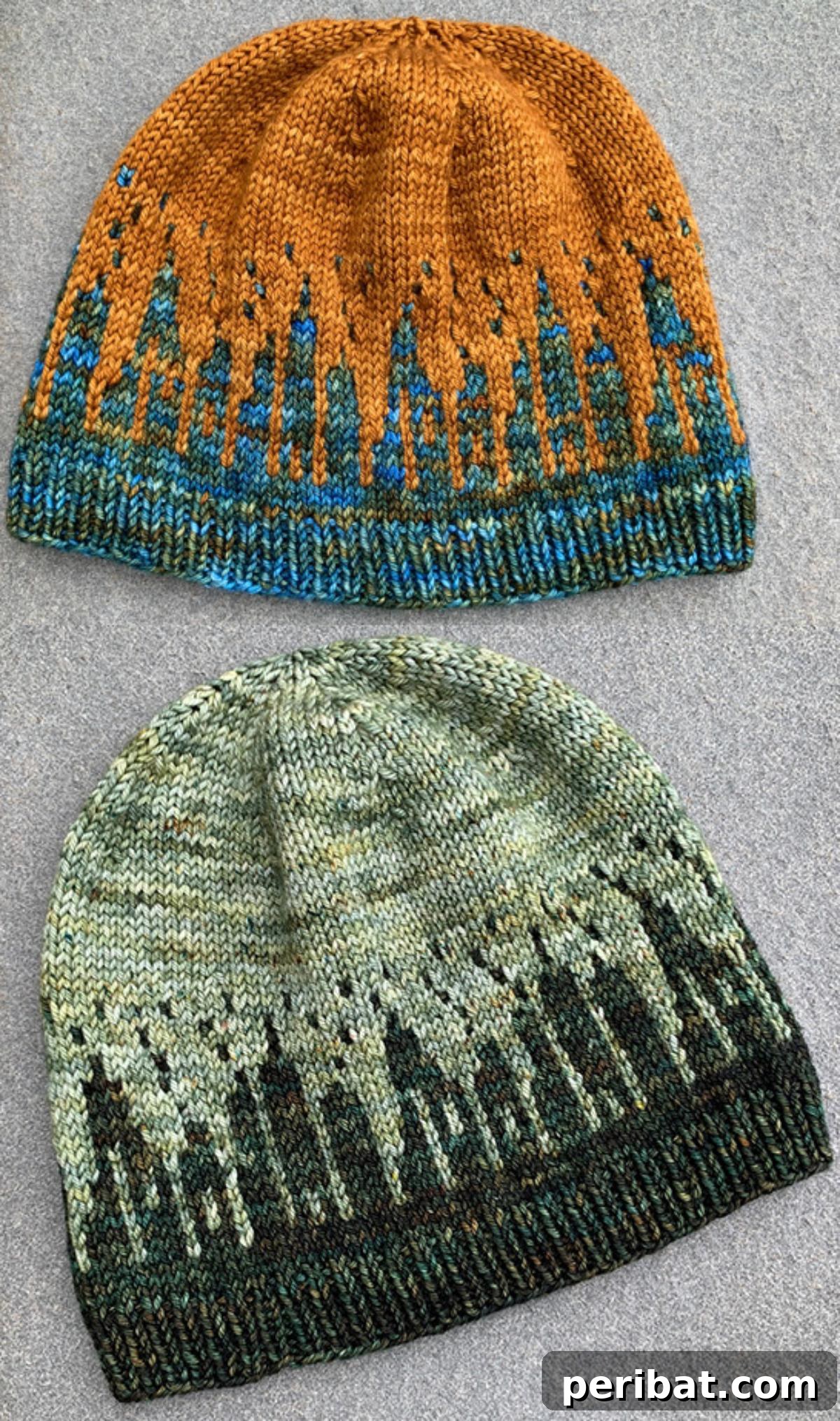 Unlocking Color: 30 Mosaic Knitting Inspirations 7 City of Emeralds Hats