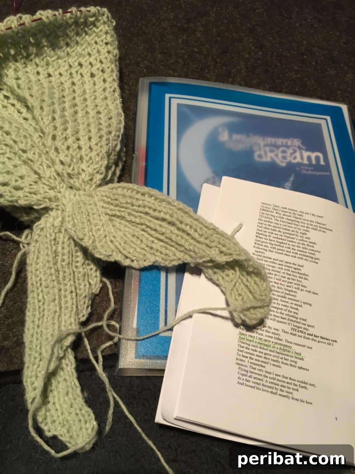 Mermaid Tail Blanket, a knitting pattern using soft aran weight yarn and circular needles for a cuddly finish.