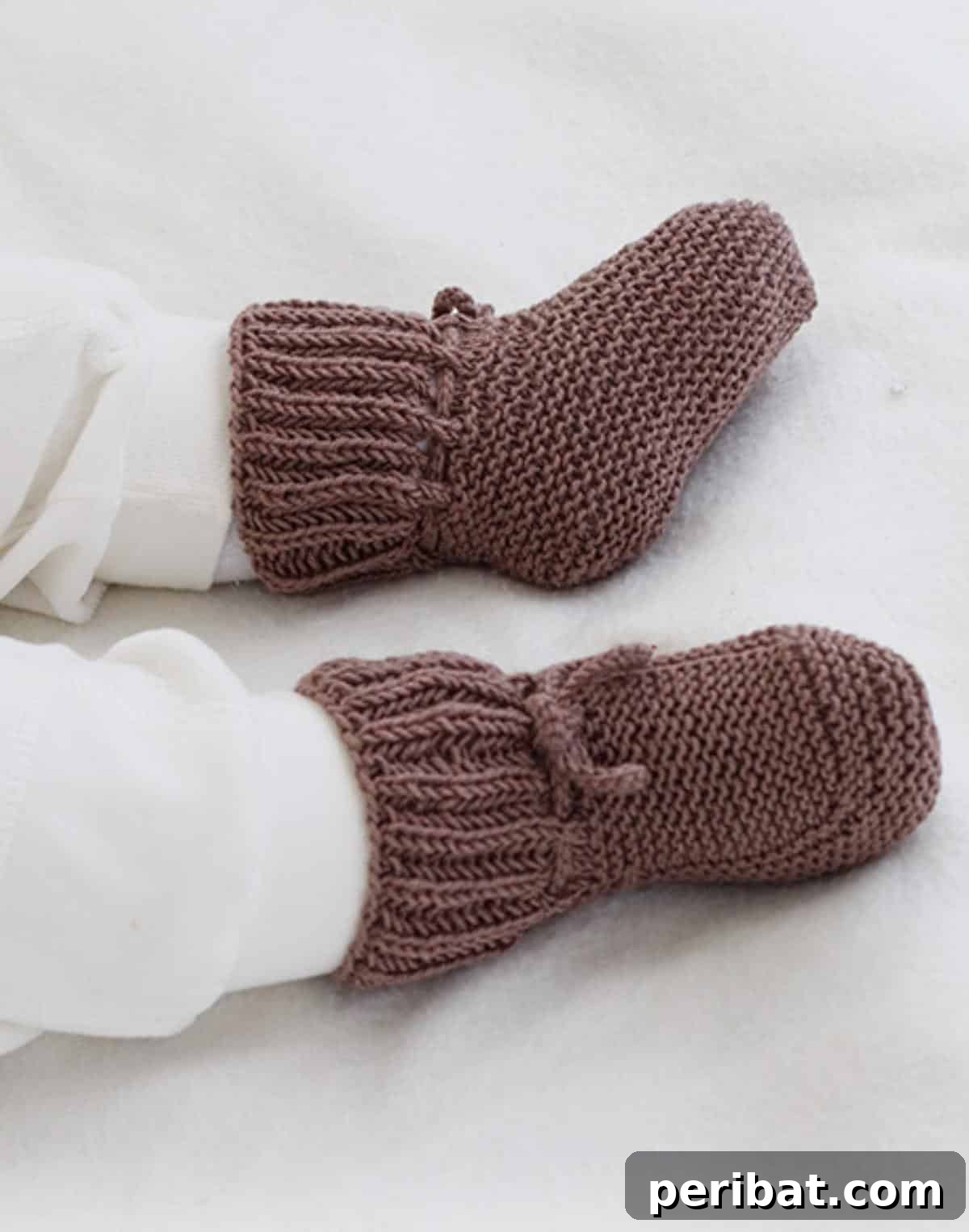 27 Delightful Baby Bootie Knitting Patterns 3 Chocolate Toes