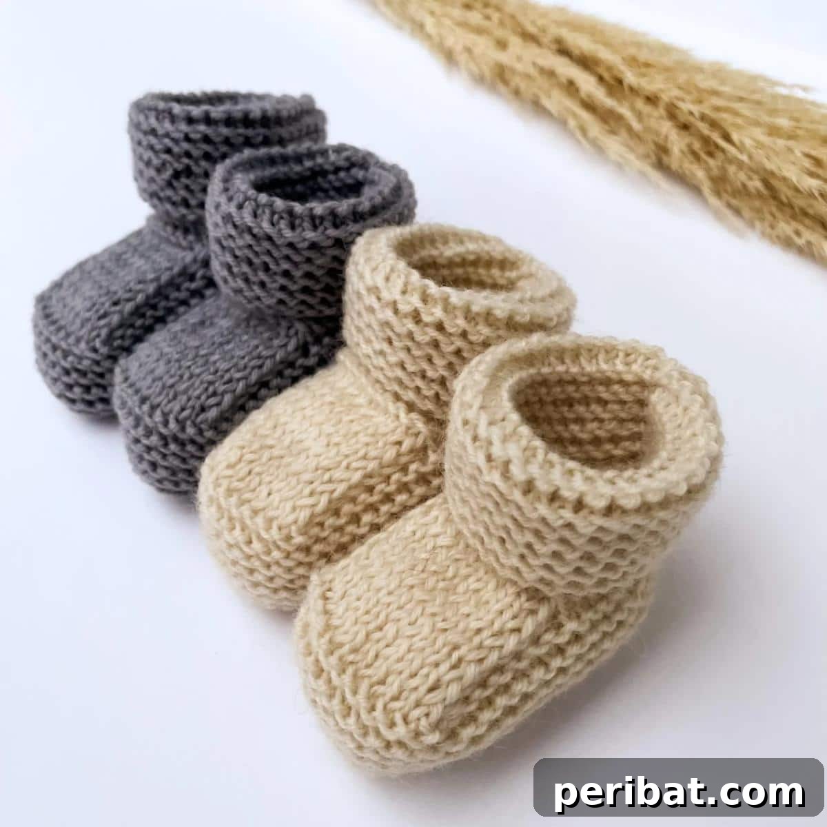 27 Delightful Baby Bootie Knitting Patterns 28 Beginner Baby Booties