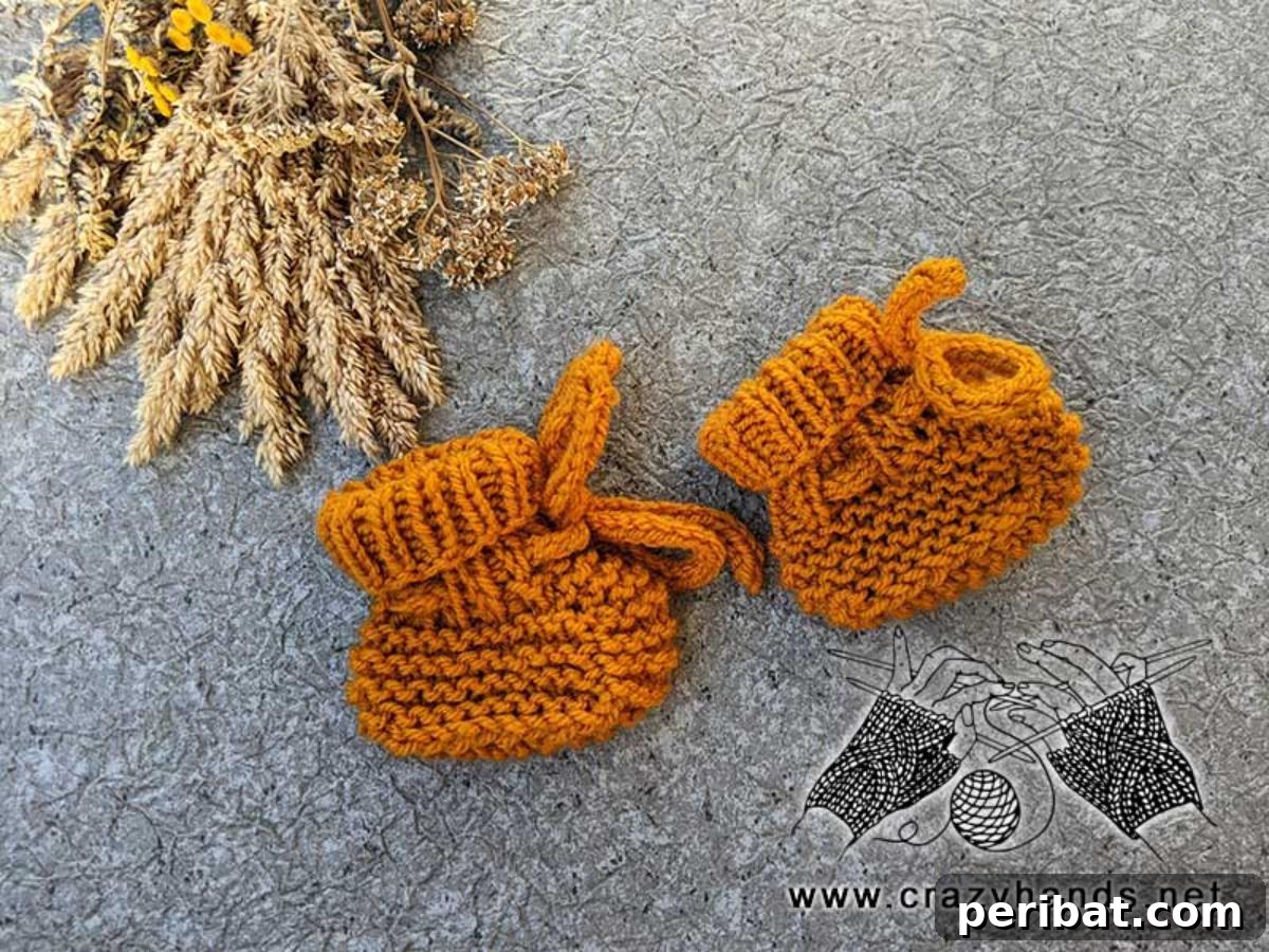 27 Delightful Baby Bootie Knitting Patterns 4 Knit Newborn Baby Booties
