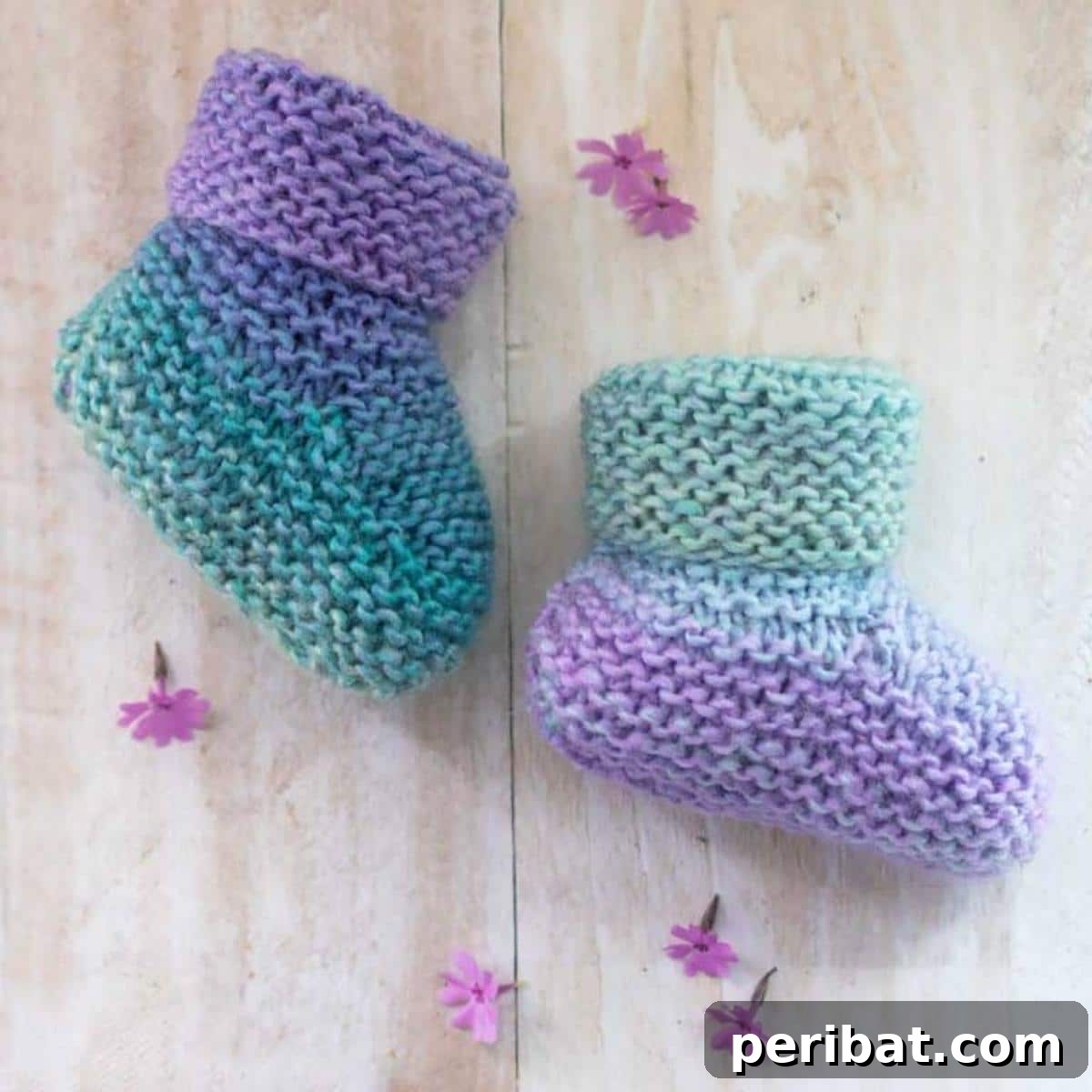 27 Delightful Baby Bootie Knitting Patterns 5 Knit Baby Booties