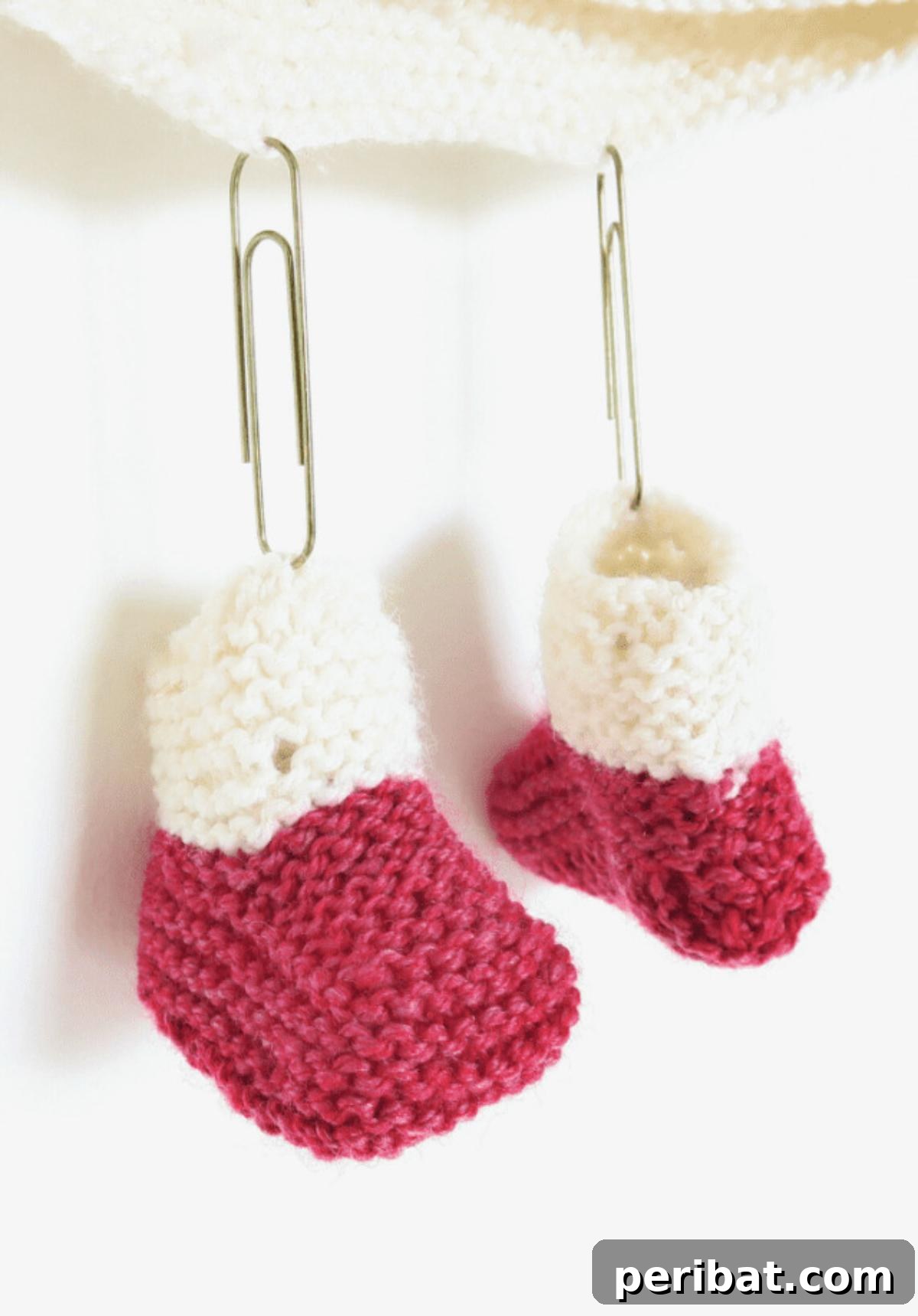 27 Delightful Baby Bootie Knitting Patterns 9 Strawberry Seed Baby Booties