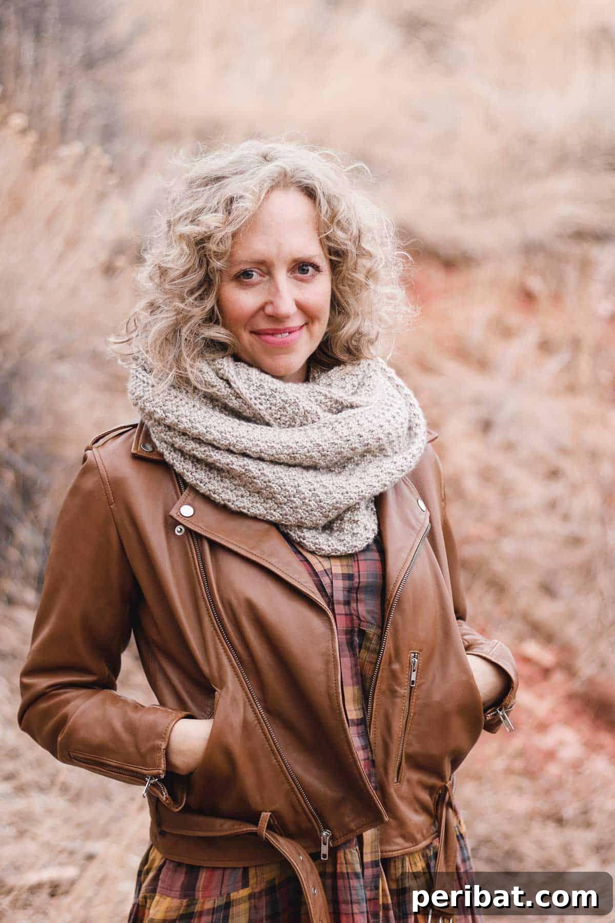 18 Timeless Aran Knitting Patterns 7 Easy Knit Infinity Scarf with a simple stitch pattern.